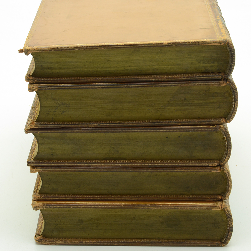 1877-1878 Complete Five-Volume Set of "Works of Sir Henry Taylor"