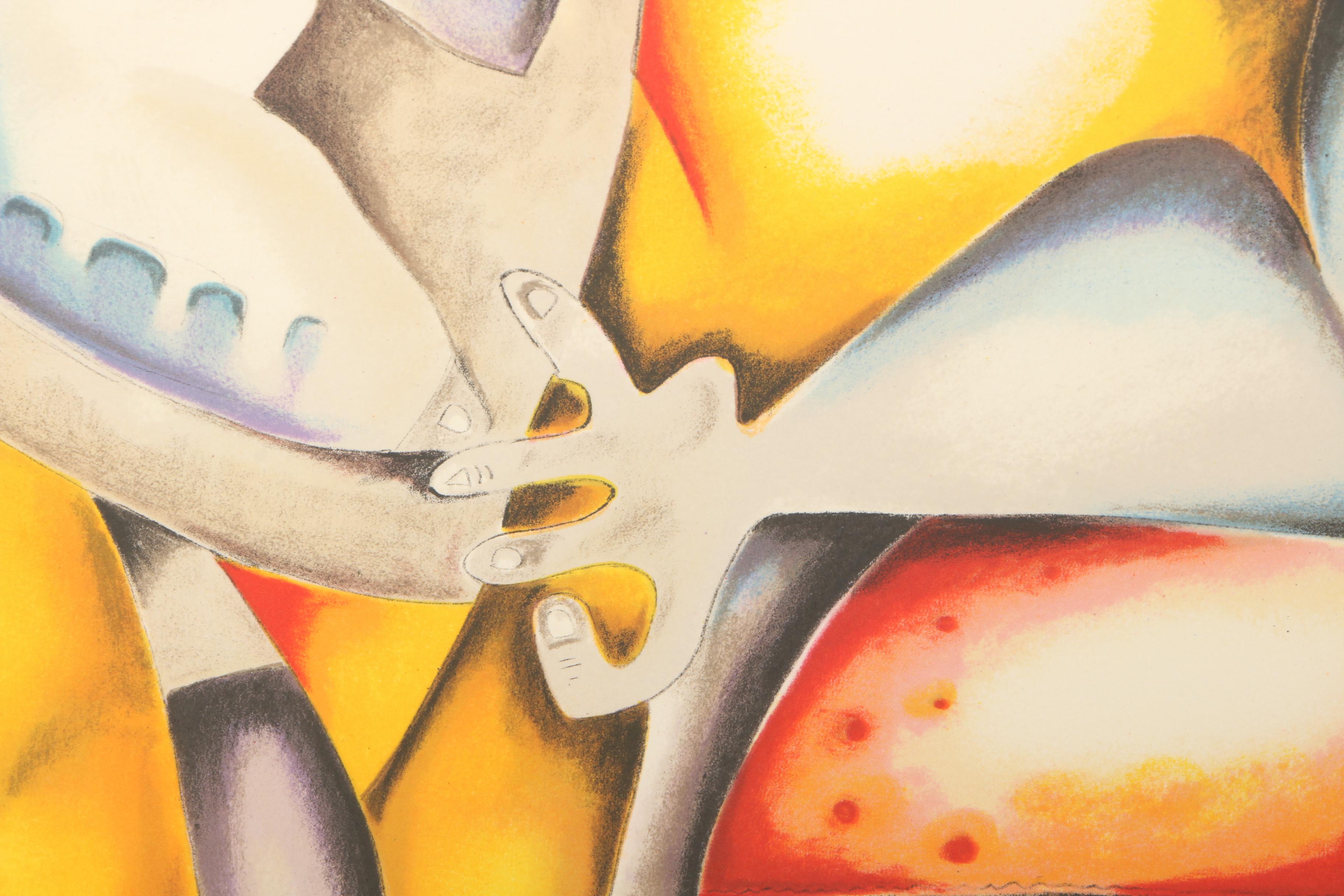 Alexandra Nechita Limited Edition Lithograph "Confronting Your Fantasies"