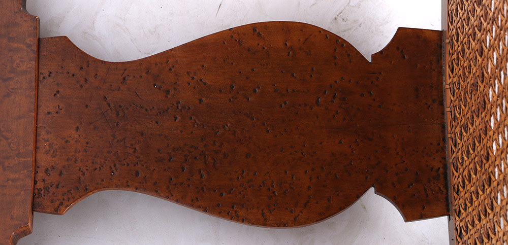 Empire Style Dining Chairs With Wicker Seats