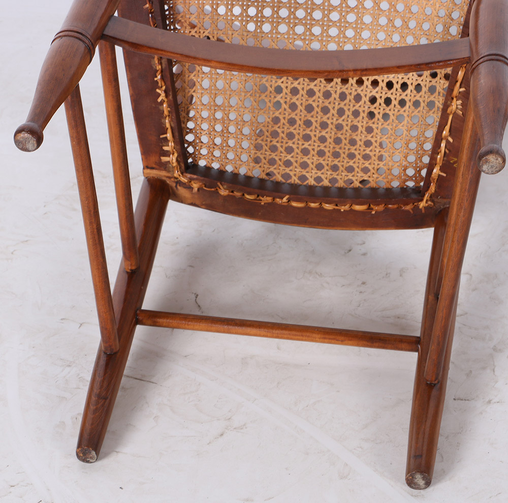 Empire Style Dining Chairs With Wicker Seats