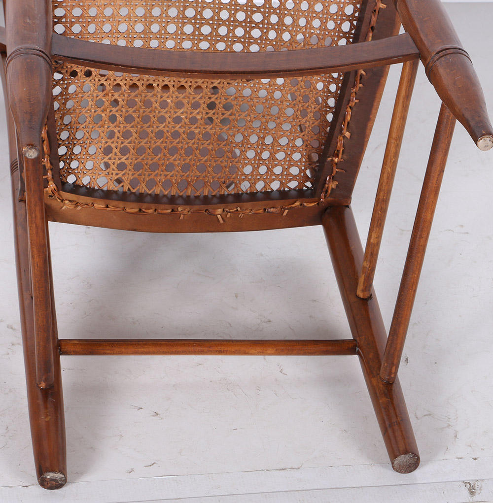Empire Style Dining Chairs With Wicker Seats