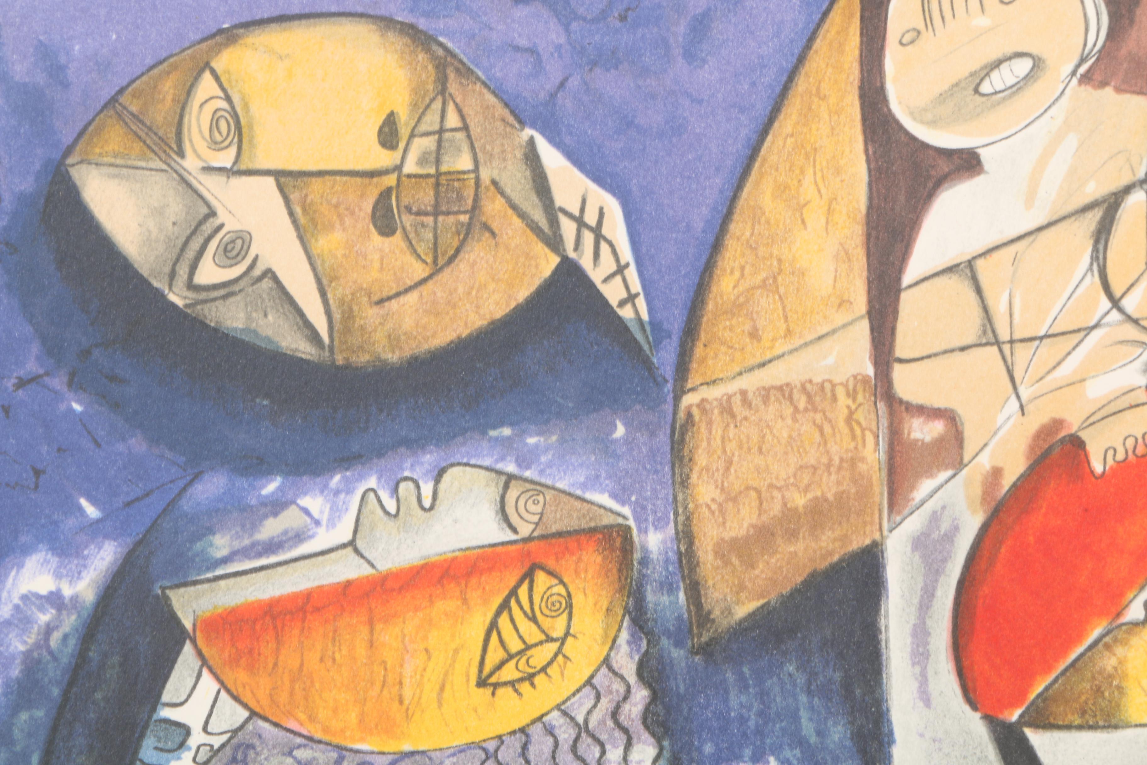 Alexandra Nechita Limited Edition Lithograph "Winning Together"