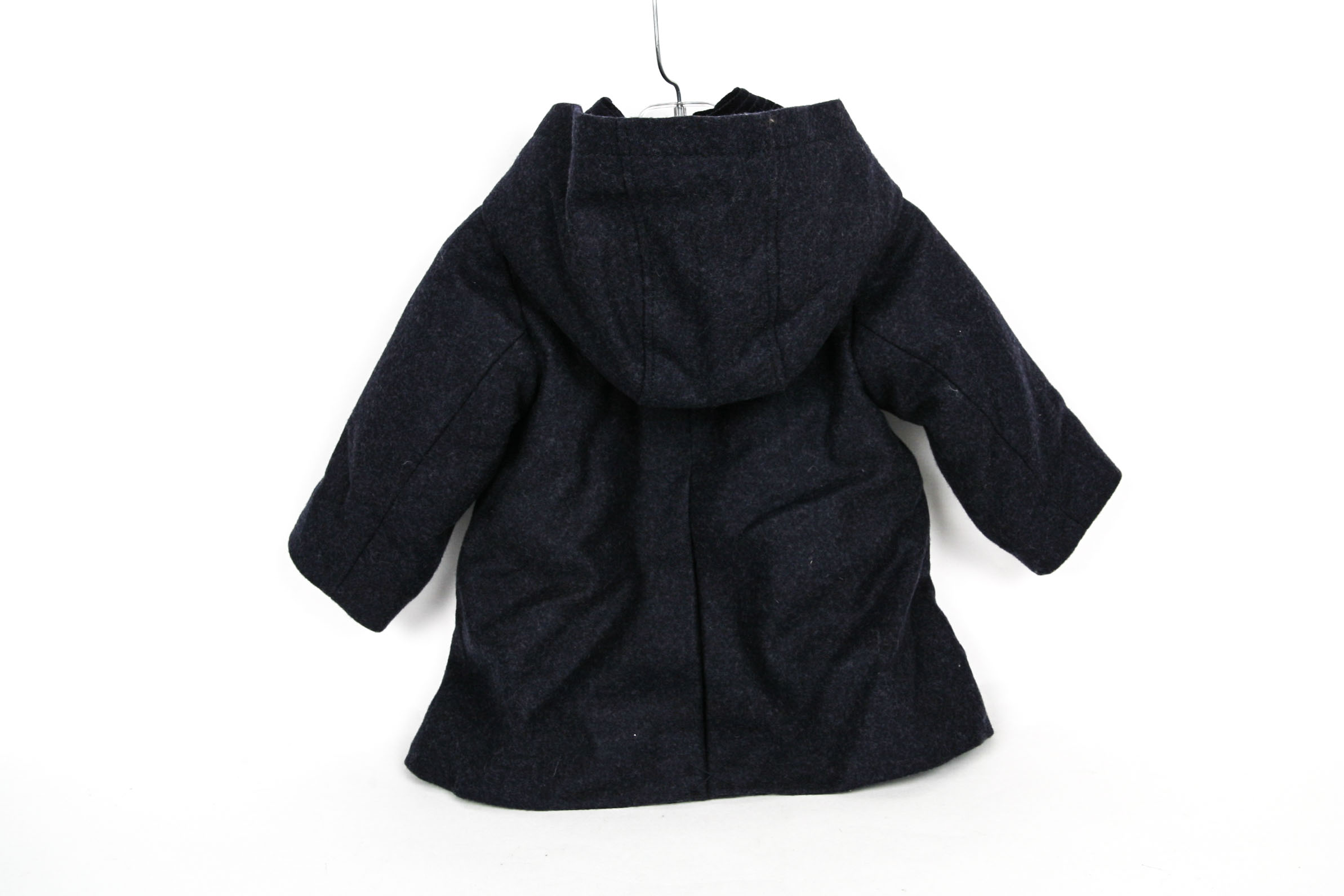 Jacadi Child's Wool Blend Coat in Navy Blue 12M