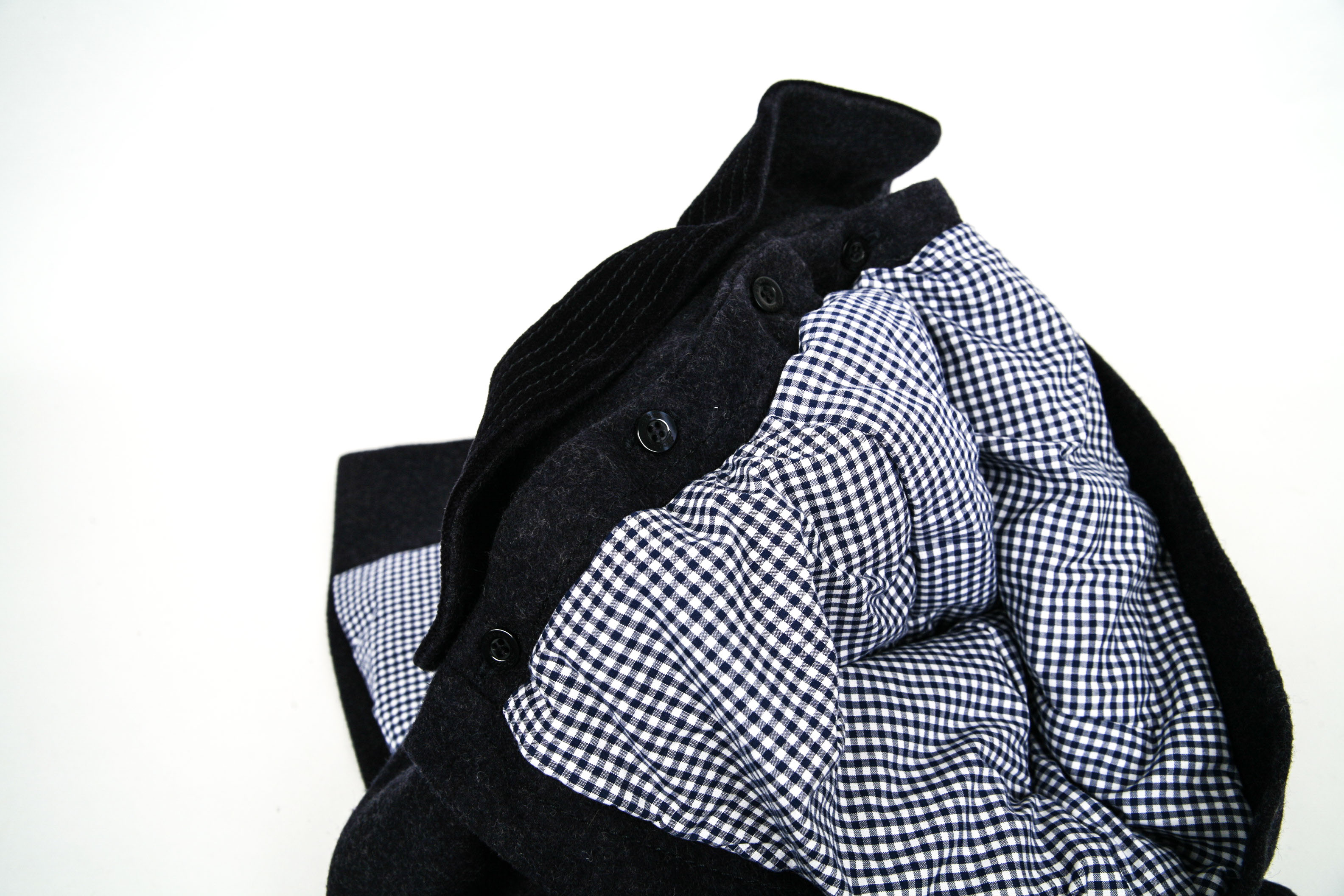 Jacadi Child's Wool Blend Coat in Navy Blue 12M