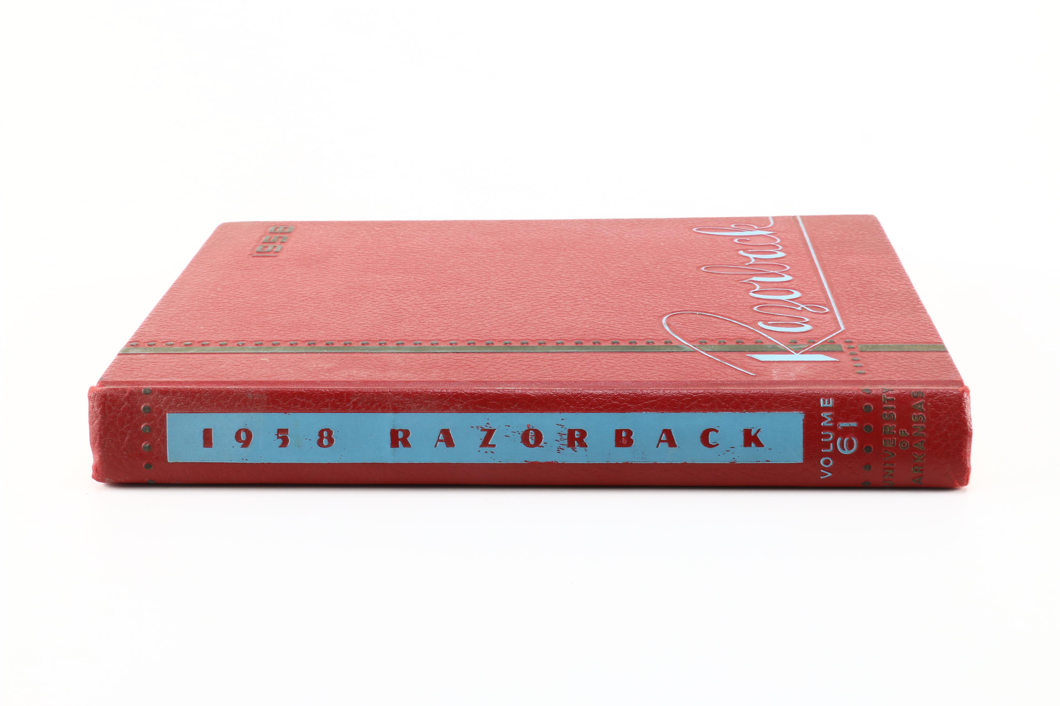 1958 University of Arkansas Yearbook