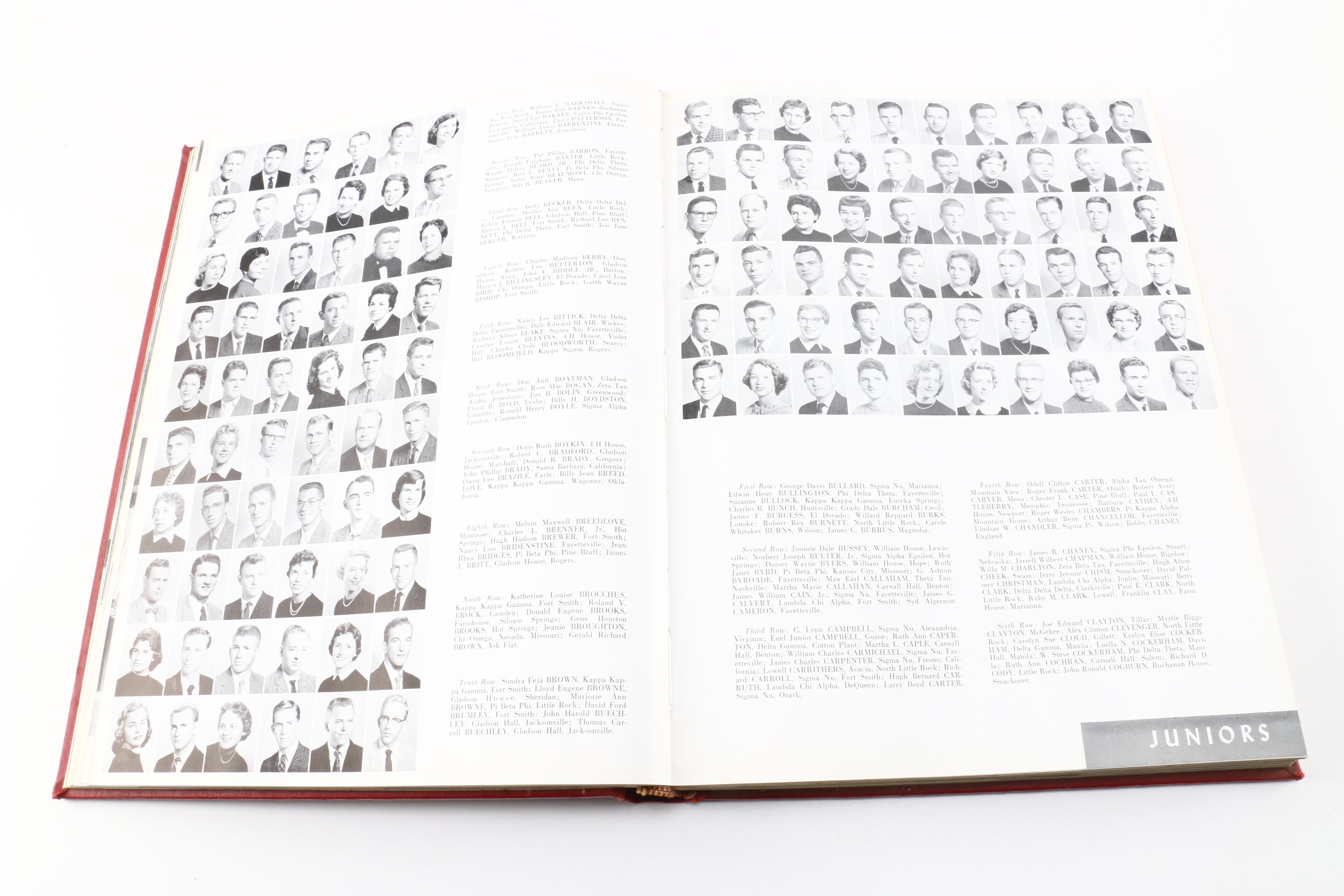 1958 University of Arkansas Yearbook