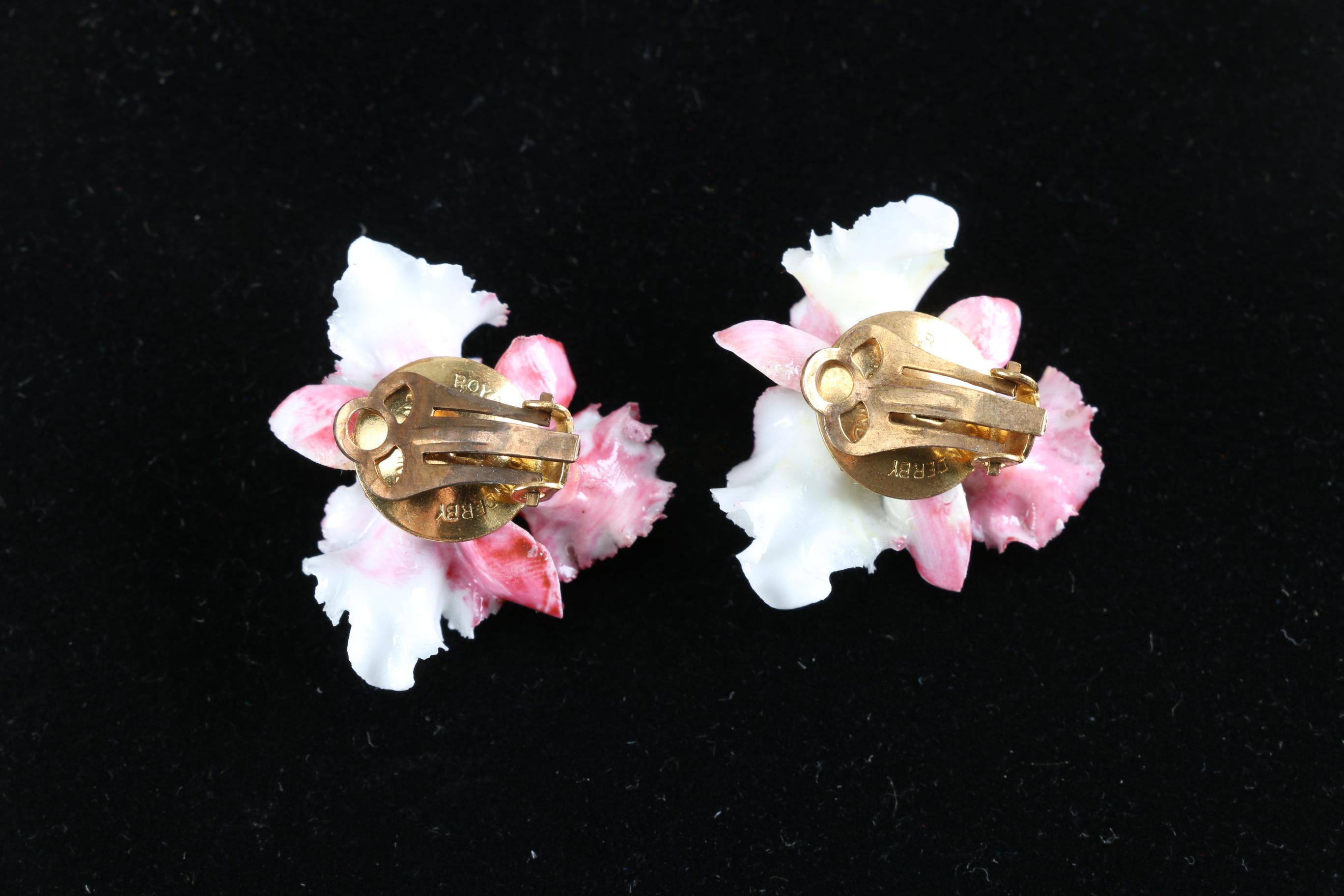 Vintage Royal Crown Derby Porcelain Jewelry