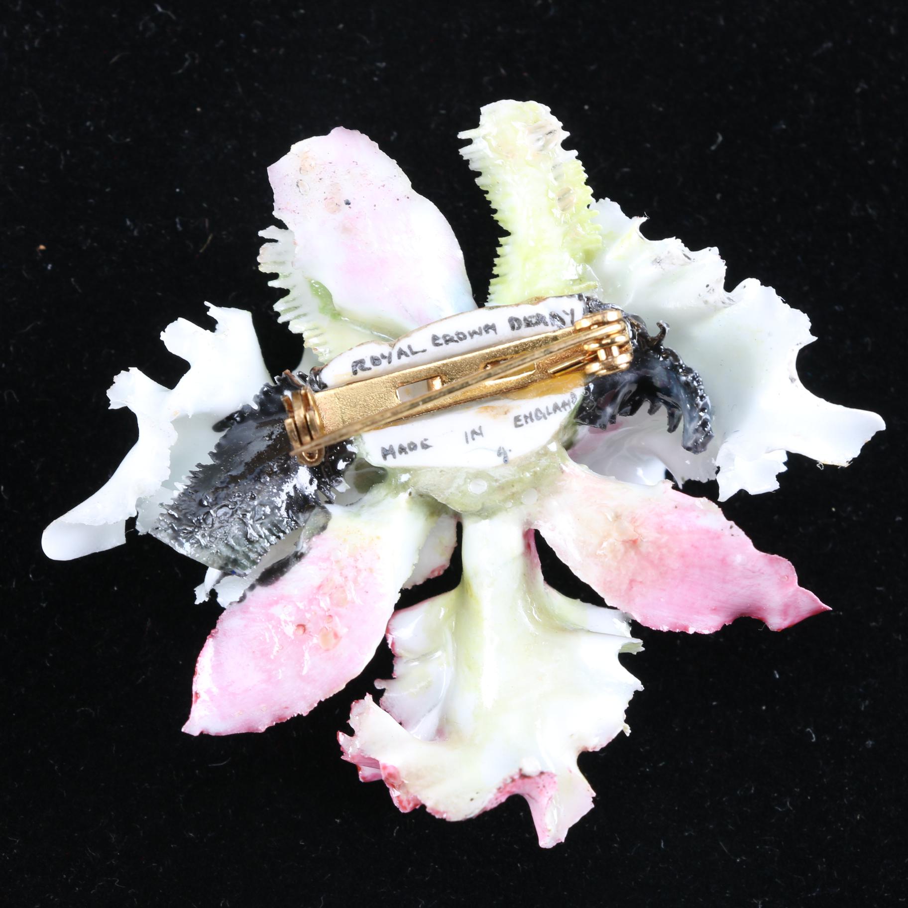 Vintage Royal Crown Derby Porcelain Jewelry