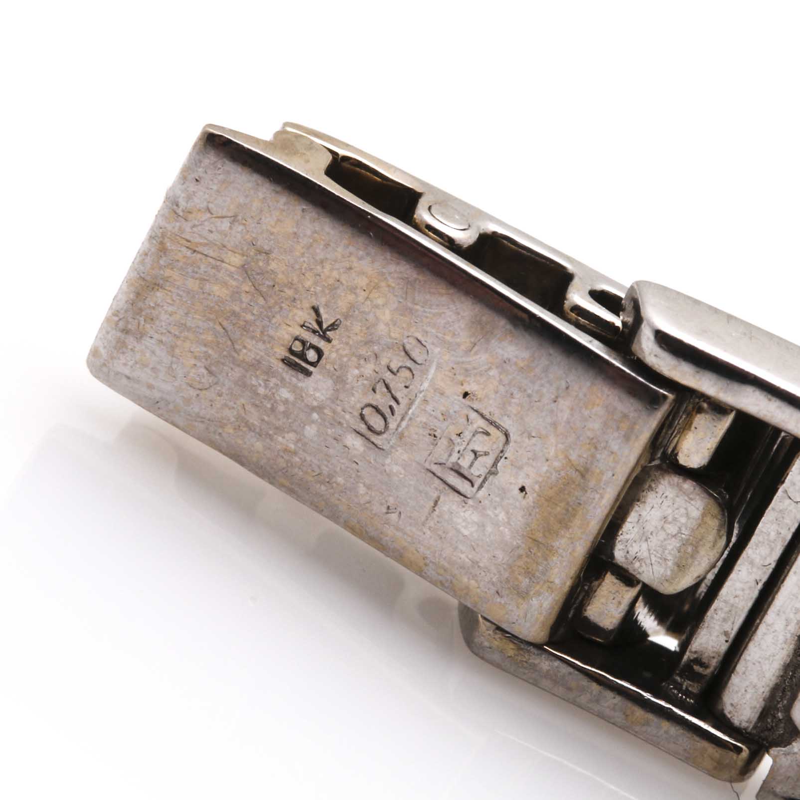 18K White Gold Rolex Precision Watch