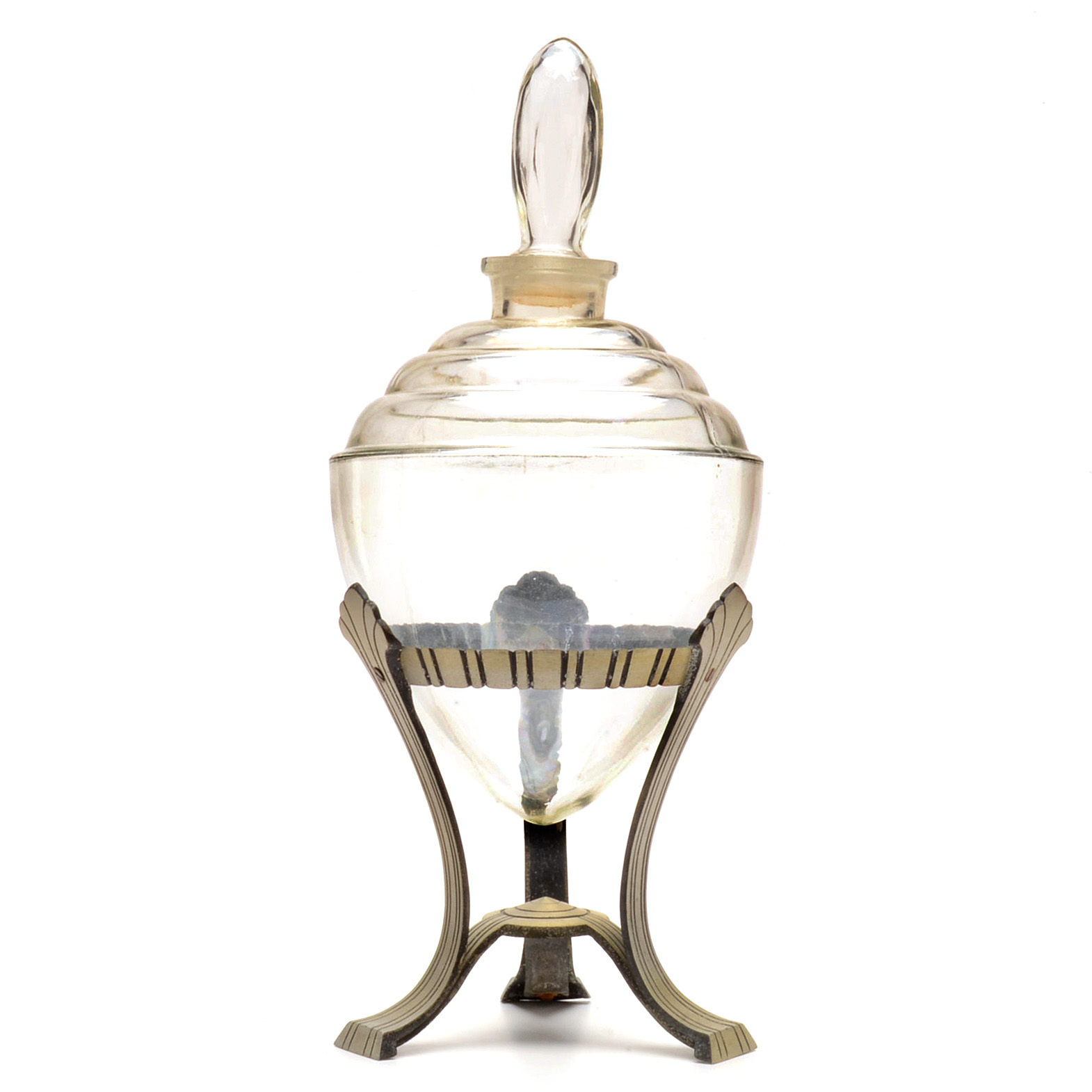 Antique Apothecary Show Globe with Stand