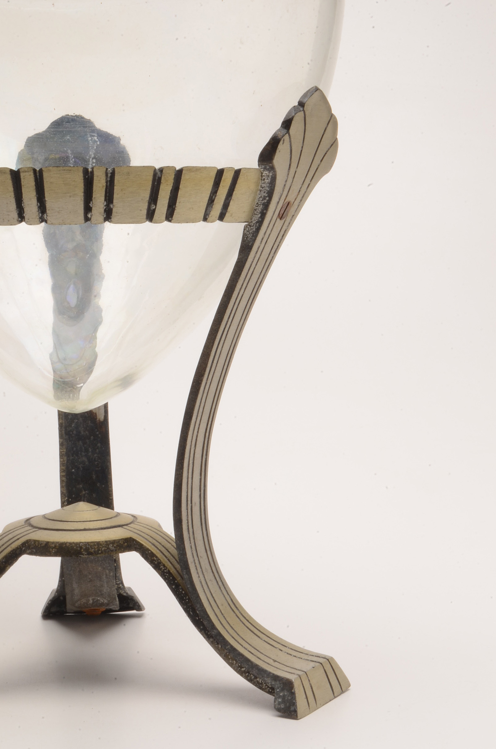 Antique Apothecary Show Globe with Stand