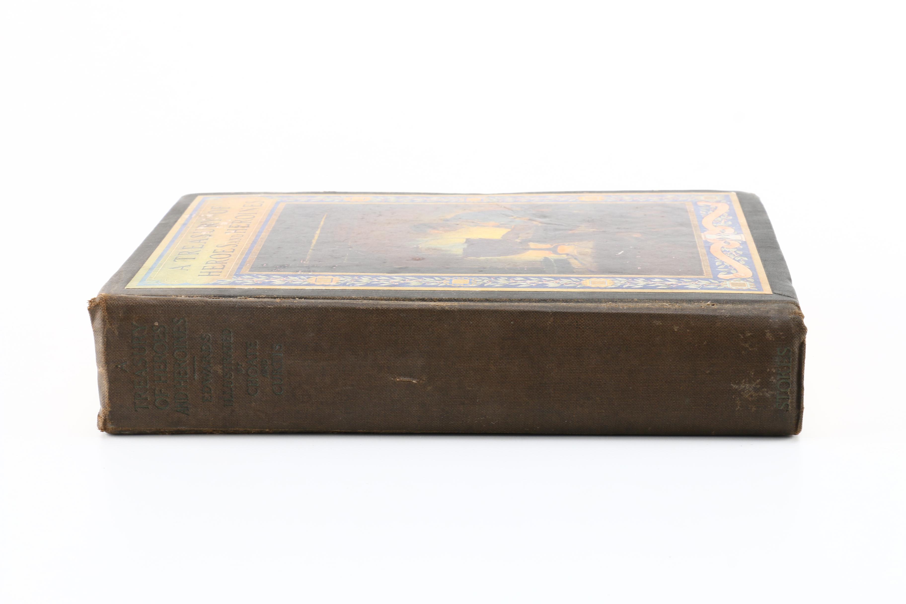 1920 "A Treasury of Heroes and Heroines" by Clayton Edwards