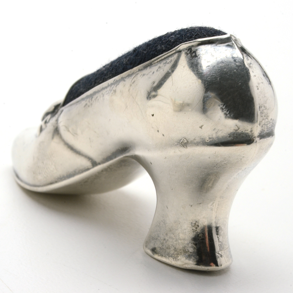 Unger Brothers Sterling Silver Shoe Pincushion