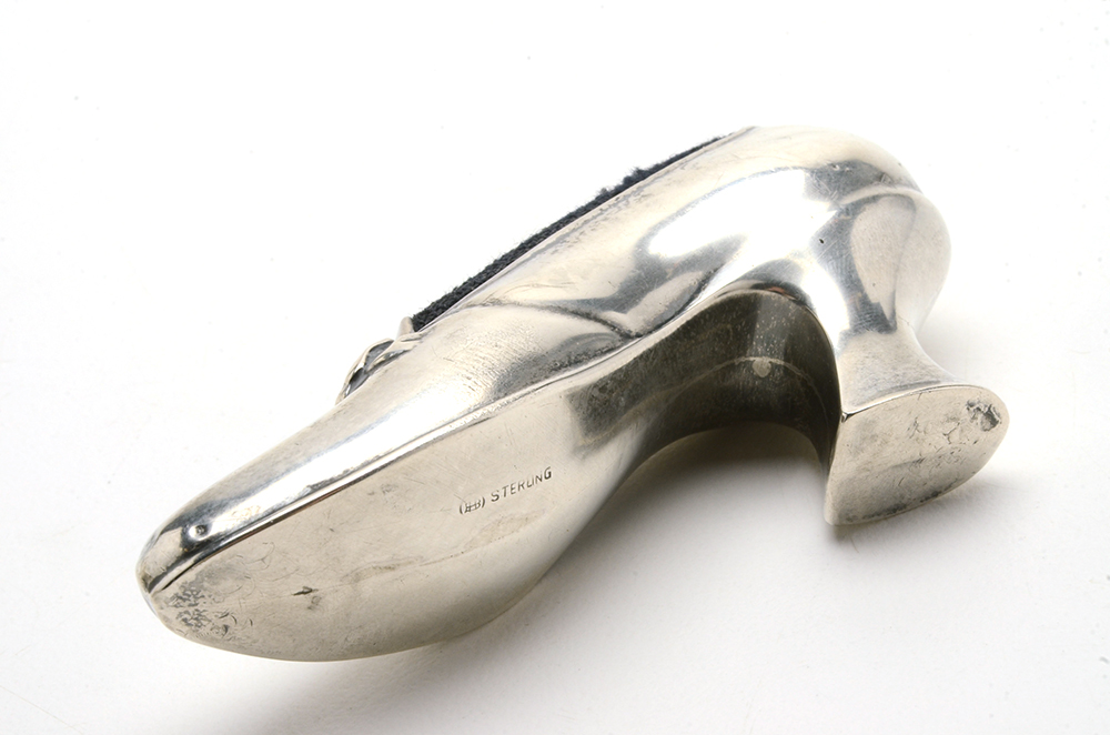 Unger Brothers Sterling Silver Shoe Pincushion