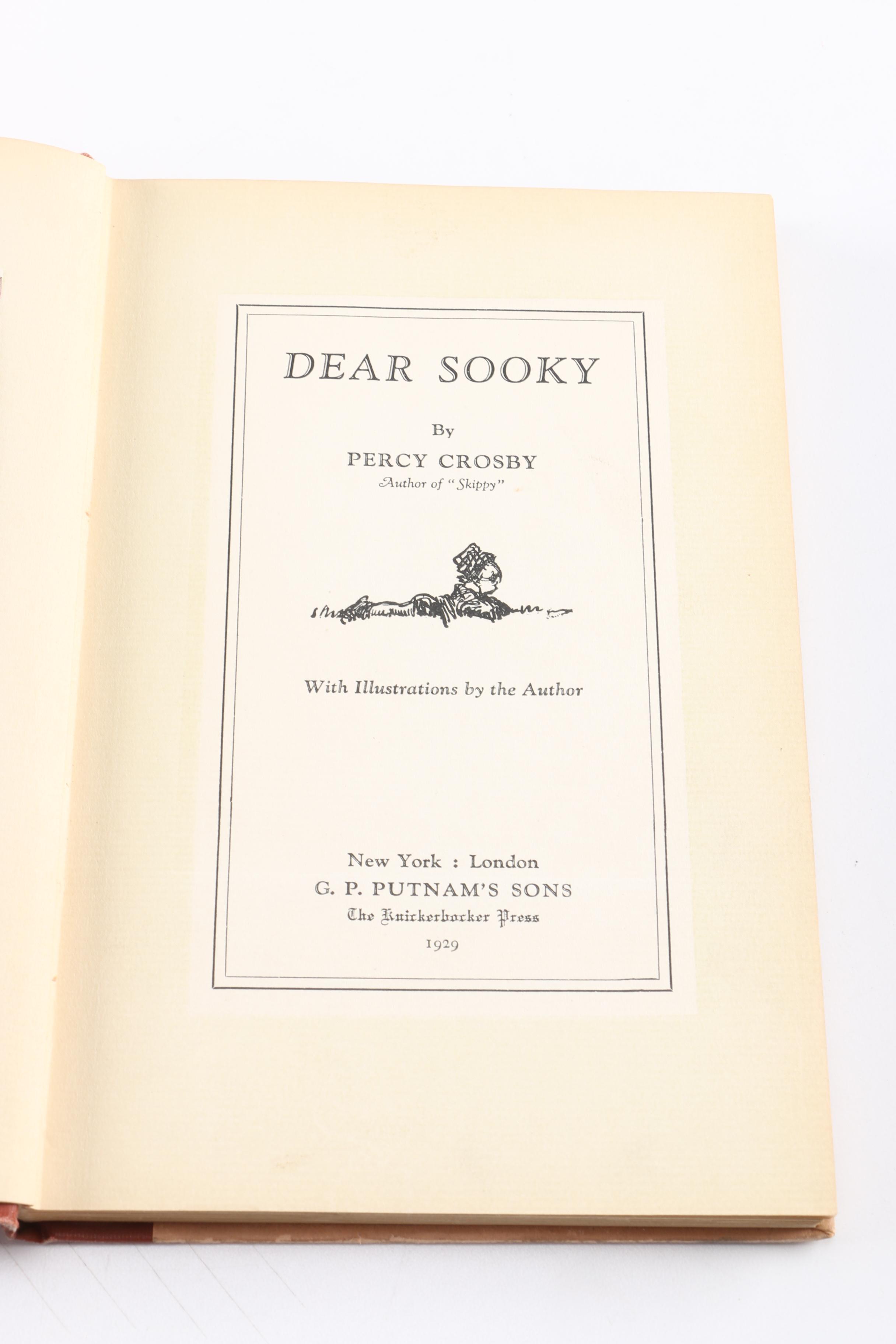 1929 "Dear Sooky" by Percy Crosby