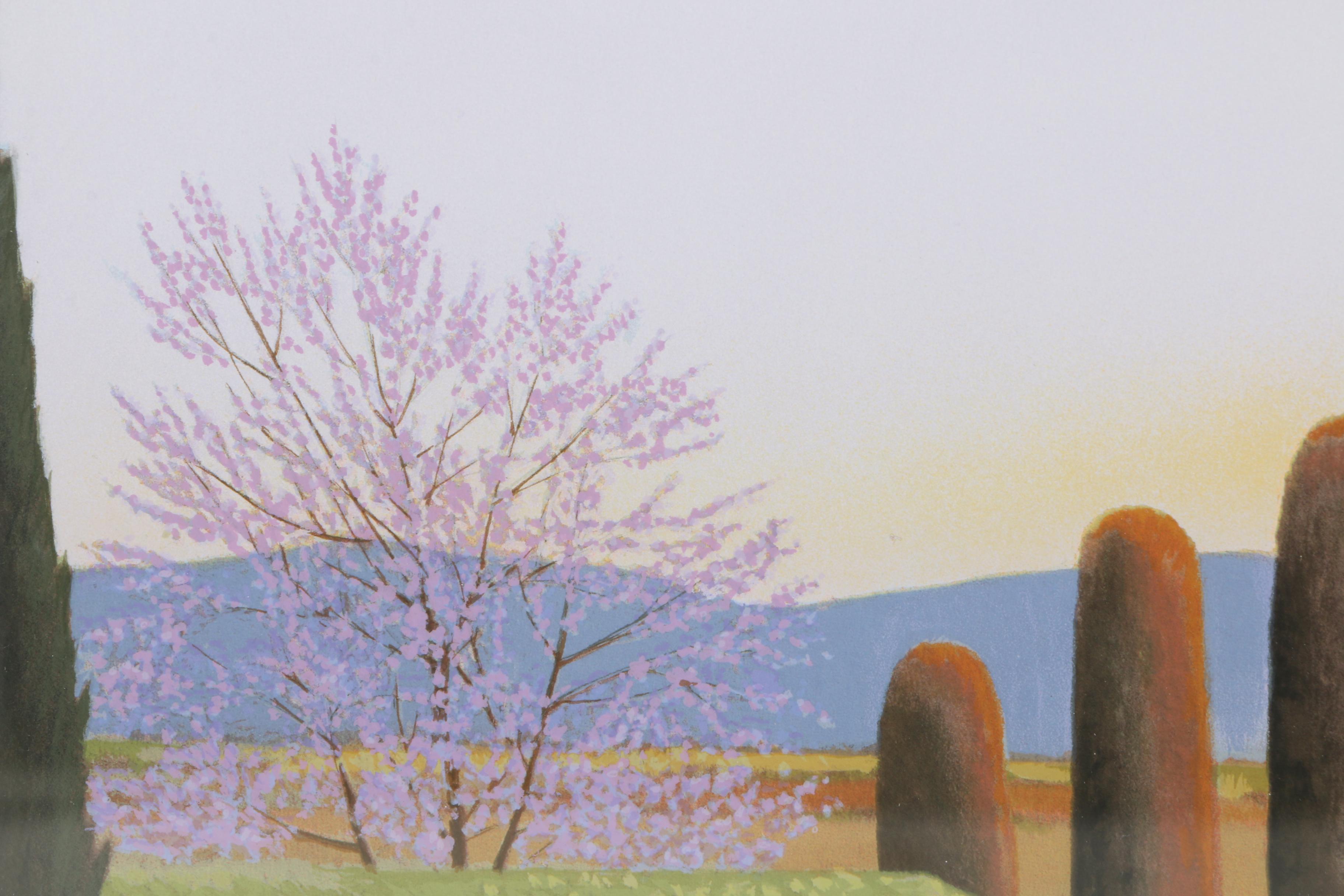 Astrid Preston Limited Edition Serigraph "Afternoon Garden"