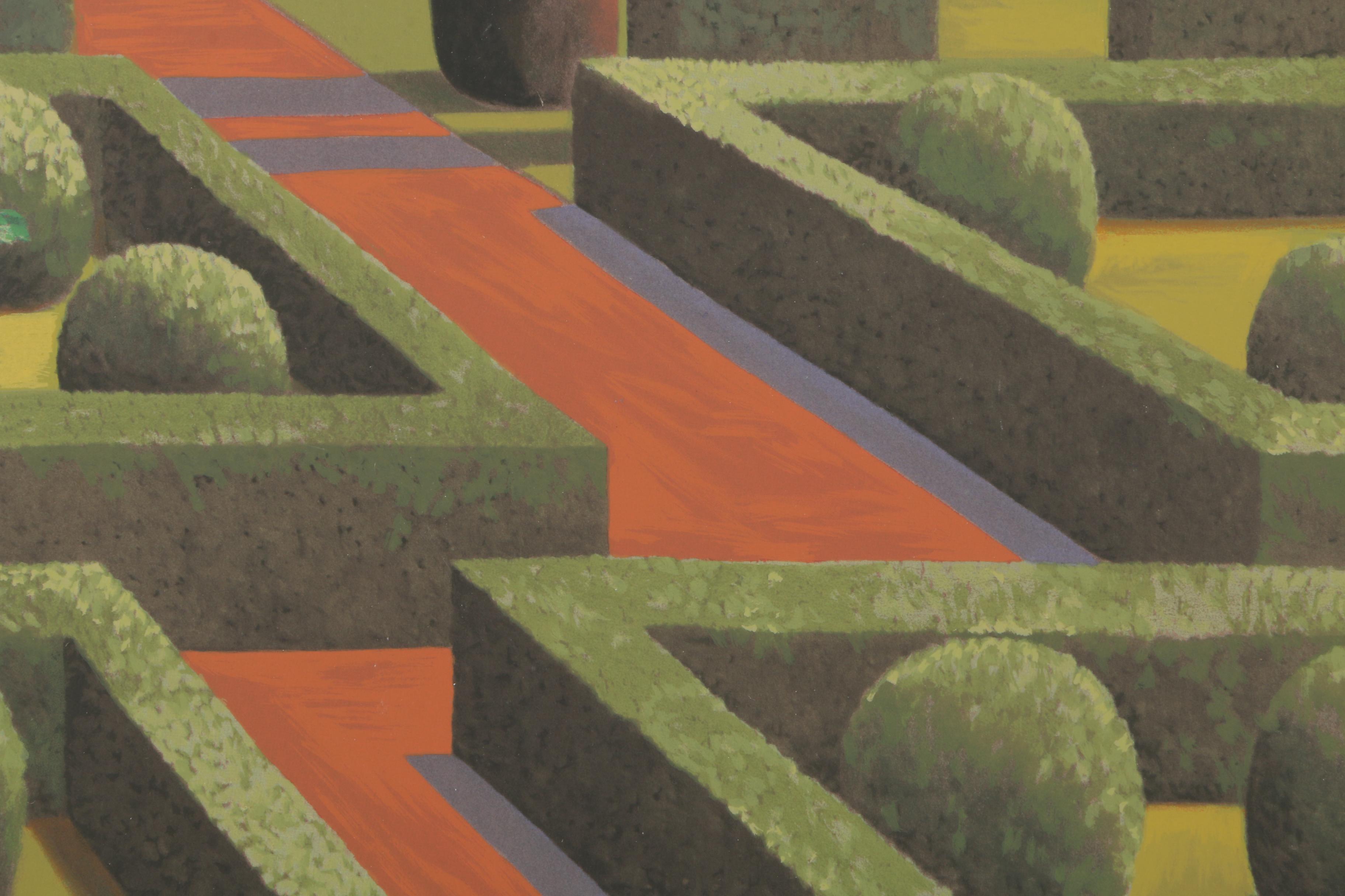 Astrid Preston Limited Edition Serigraph "Afternoon Garden"