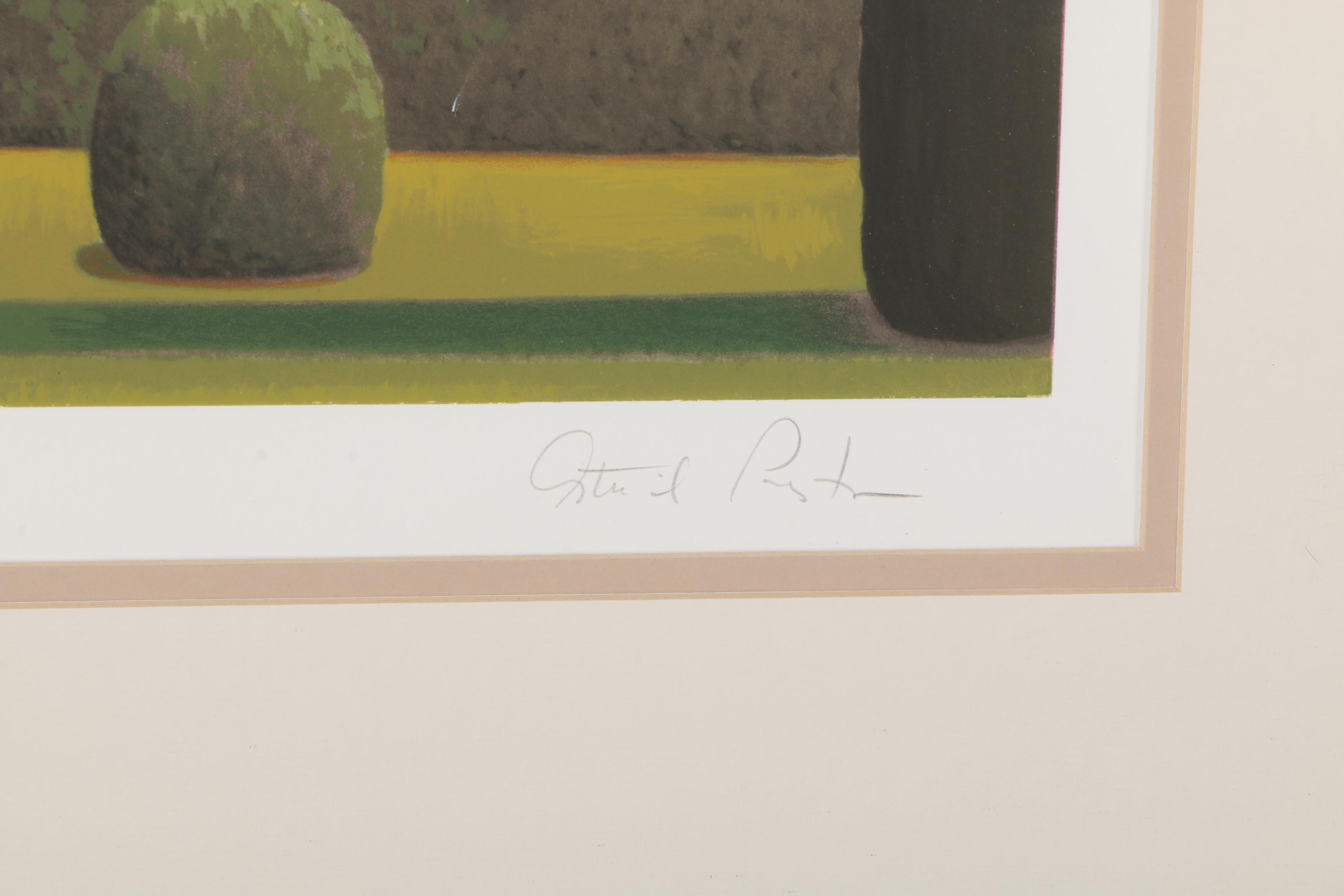 Astrid Preston Limited Edition Serigraph "Afternoon Garden"