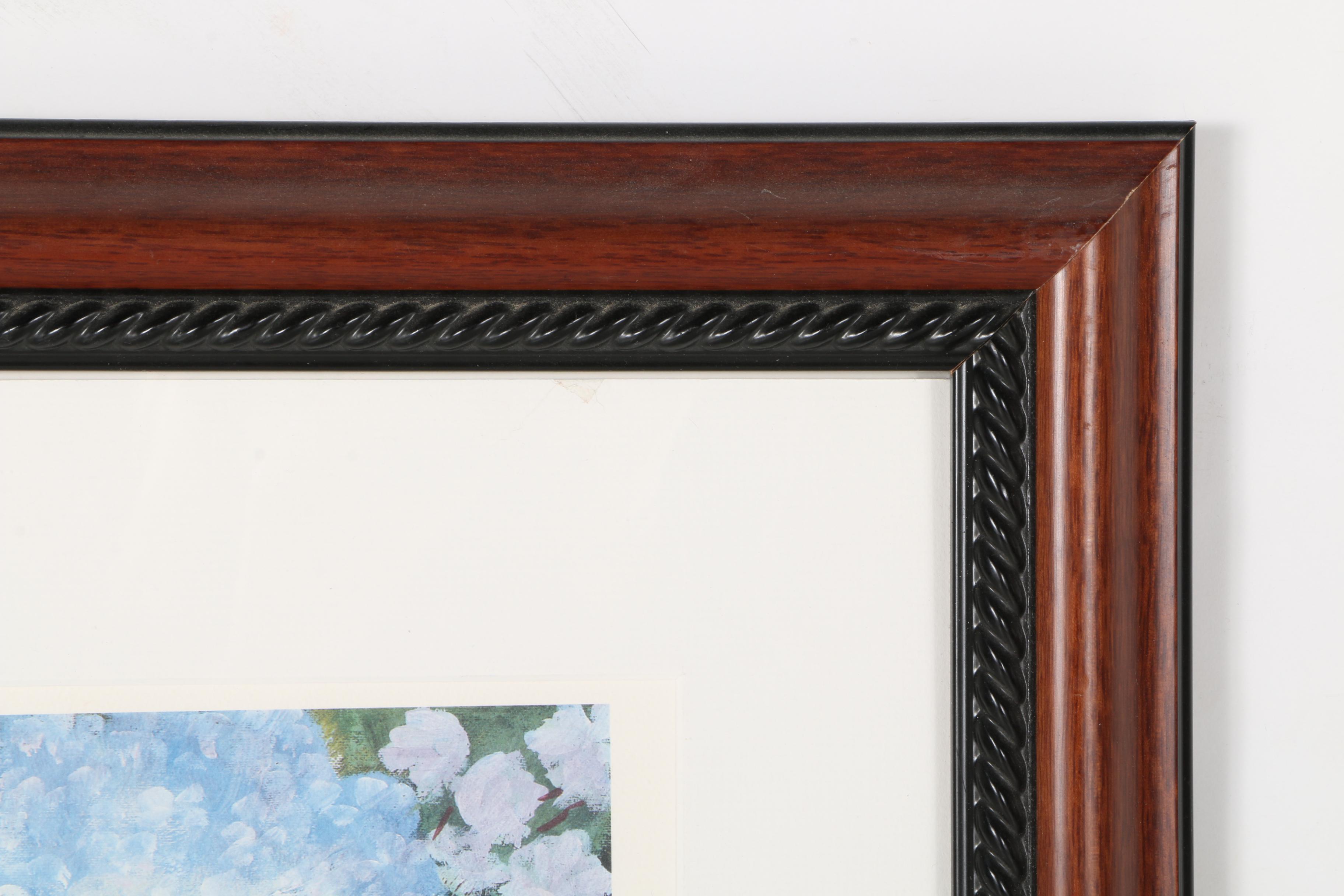 Kathy Dench Limited Edition Lithograph "Trumpet Vines II"