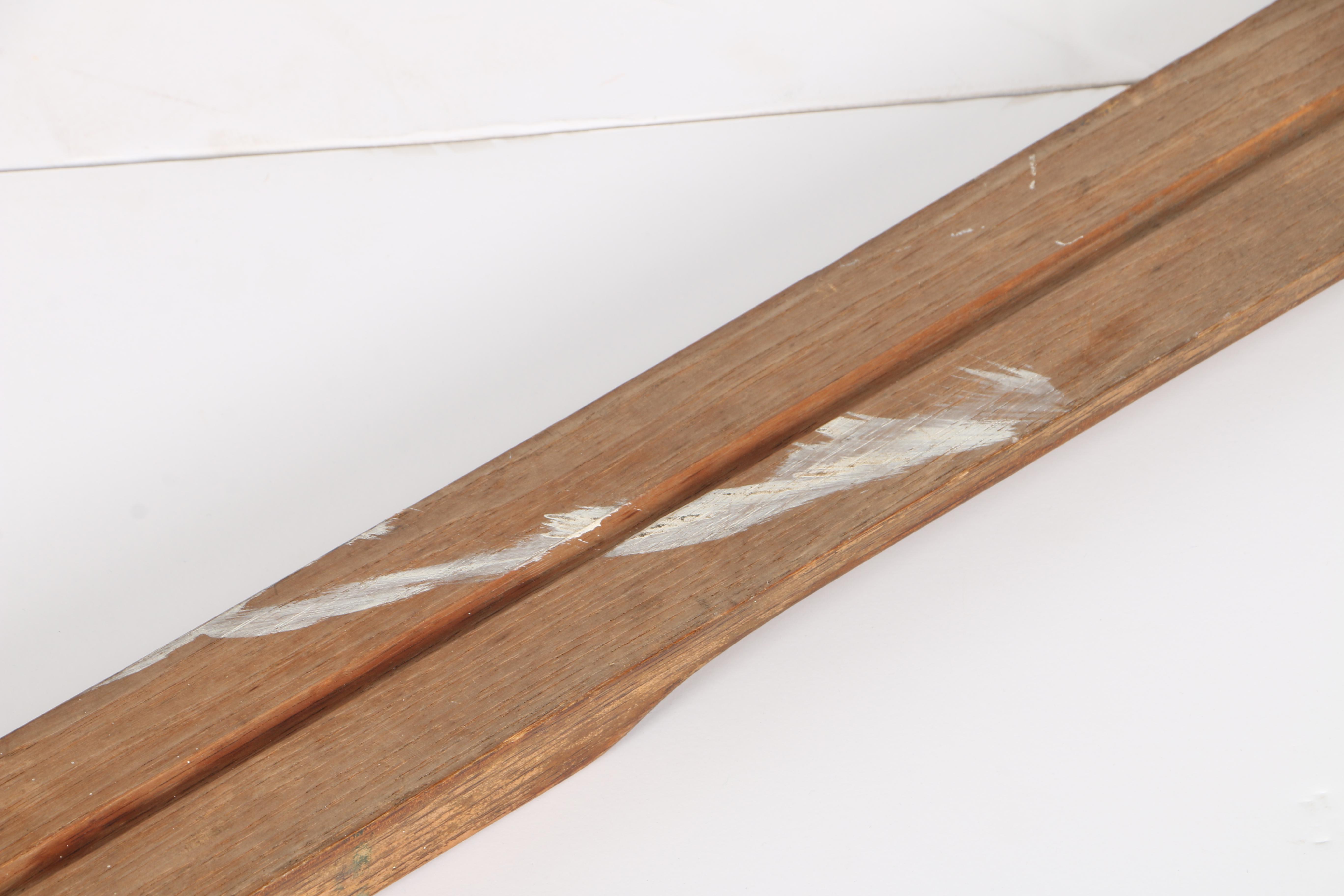 Northland Hickory Slalom Skis