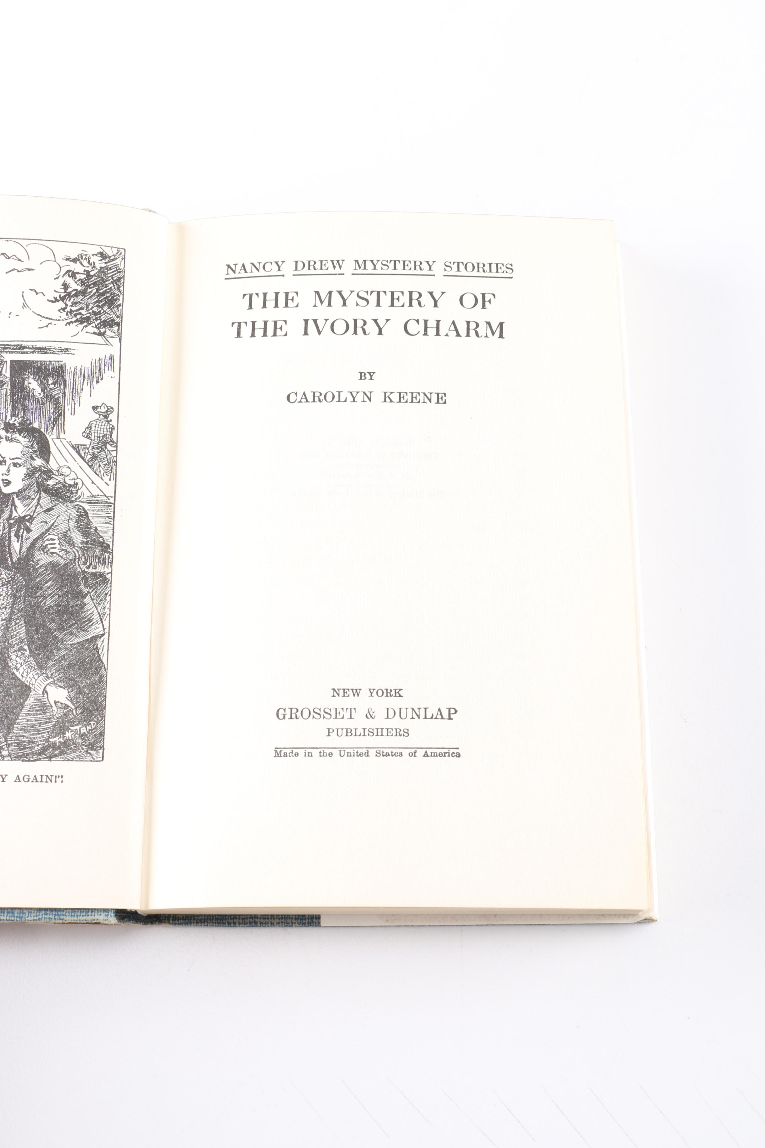 1960 Nancy Drew Novel "The Mystery of the Ivory Charm"