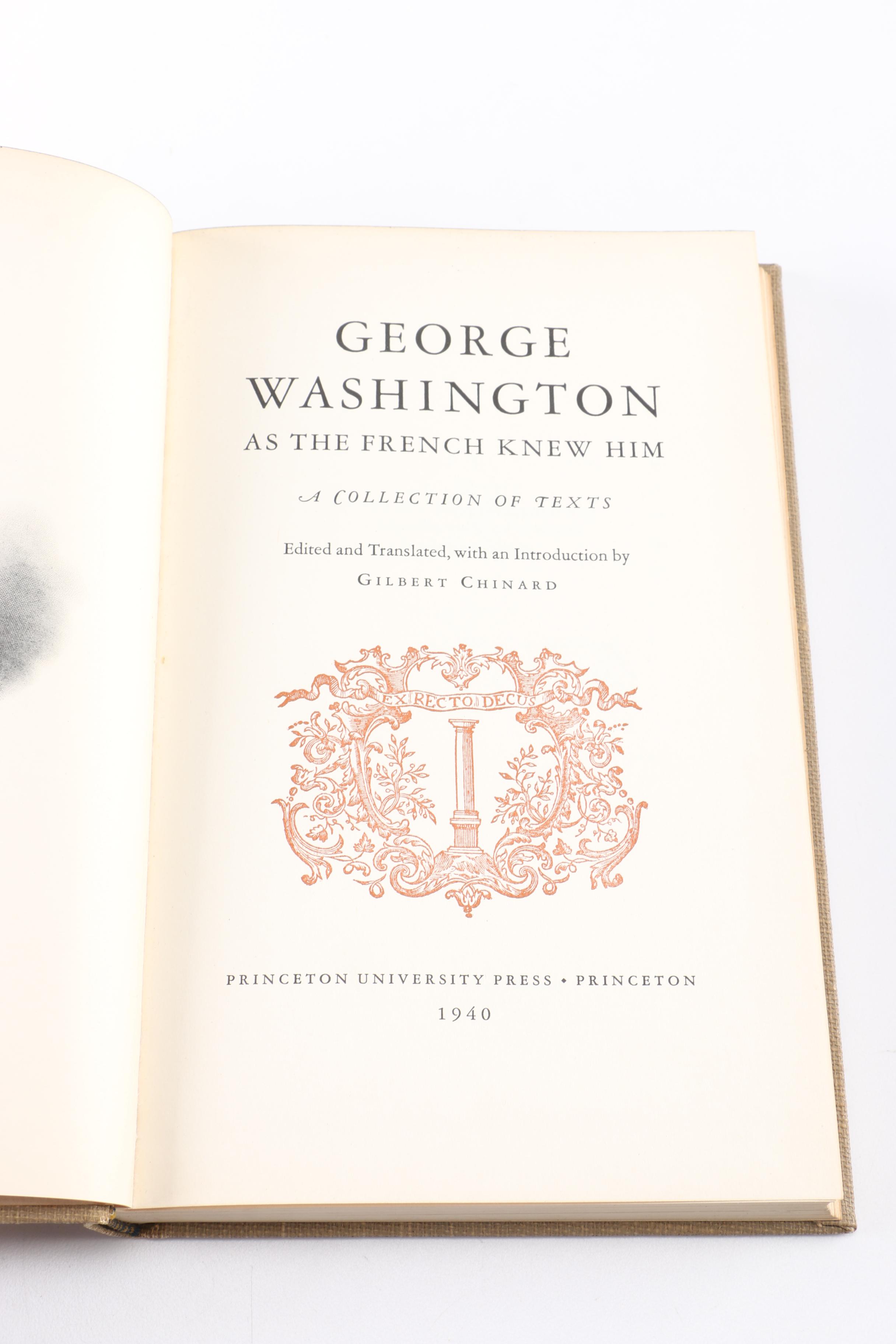 1940 "George Washington as the French Knew Him"