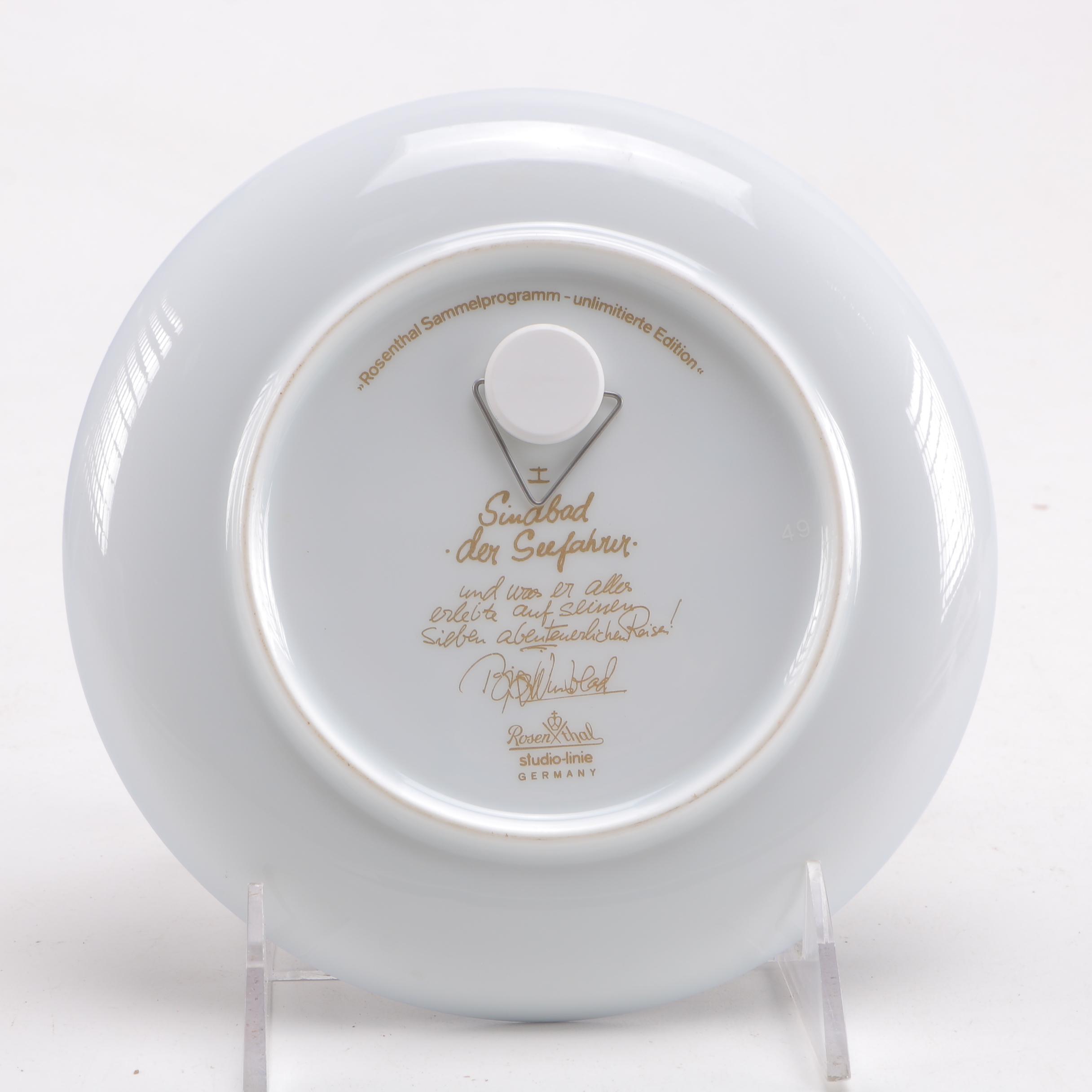 Rosenthal Decorative Plates by Bjorn Wiinblad