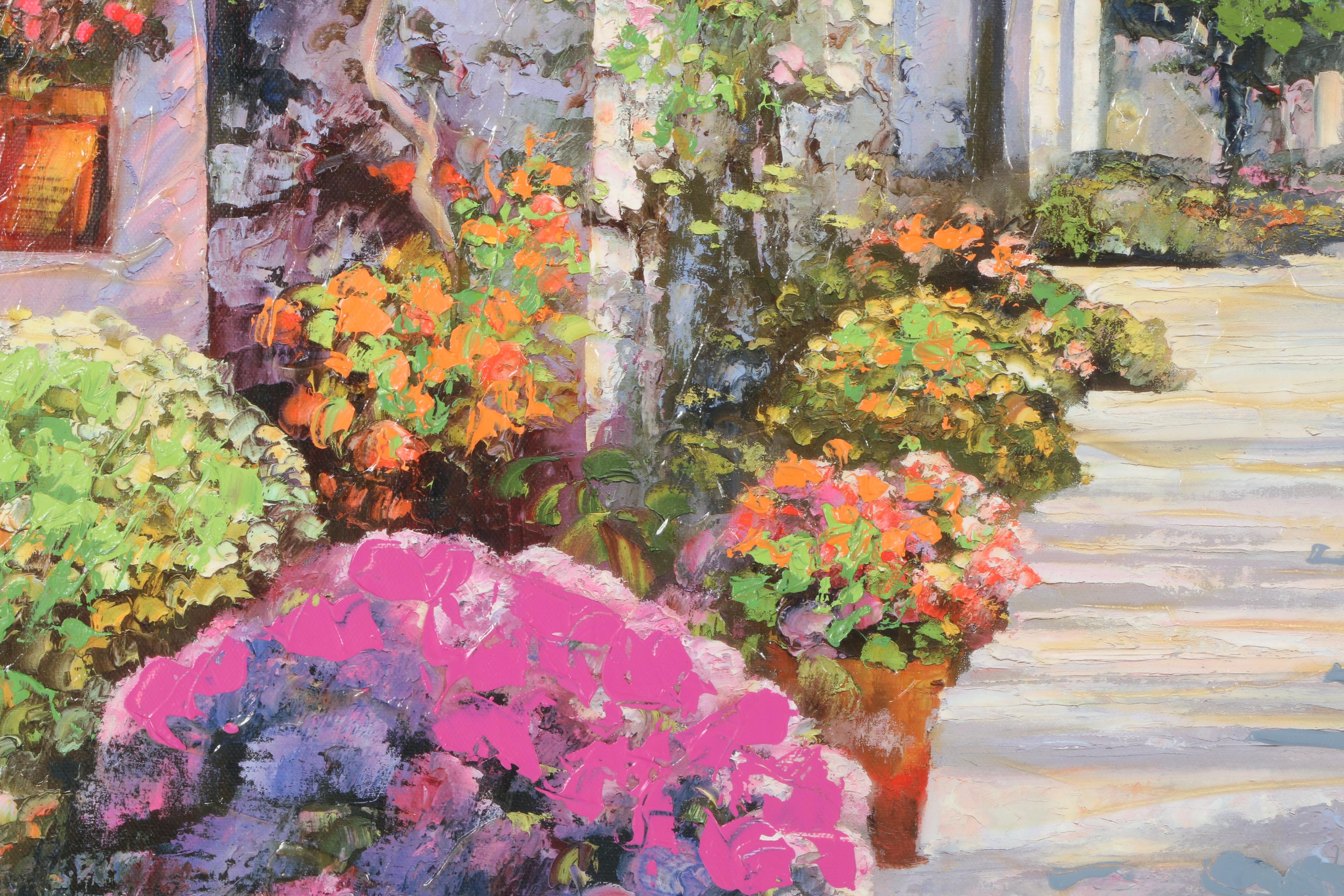 Howard Behrens Limited Editon Hand Embellished Giclée  "Blissful Burgundy"