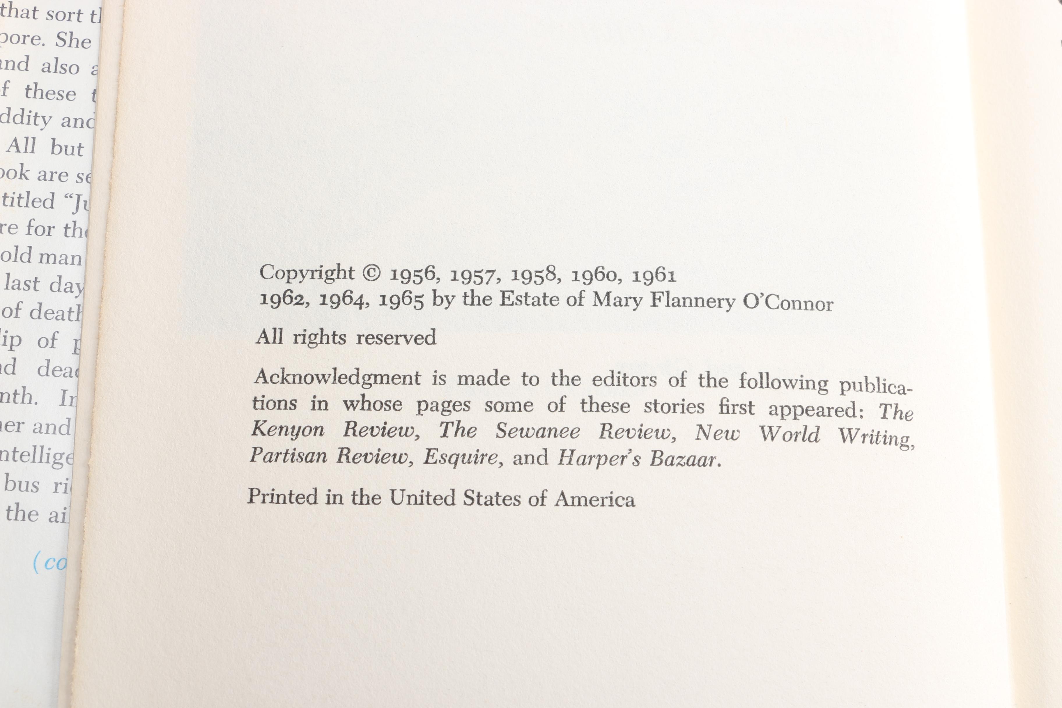 "Everything That Rises Must Converge" by Flannery O'Connor