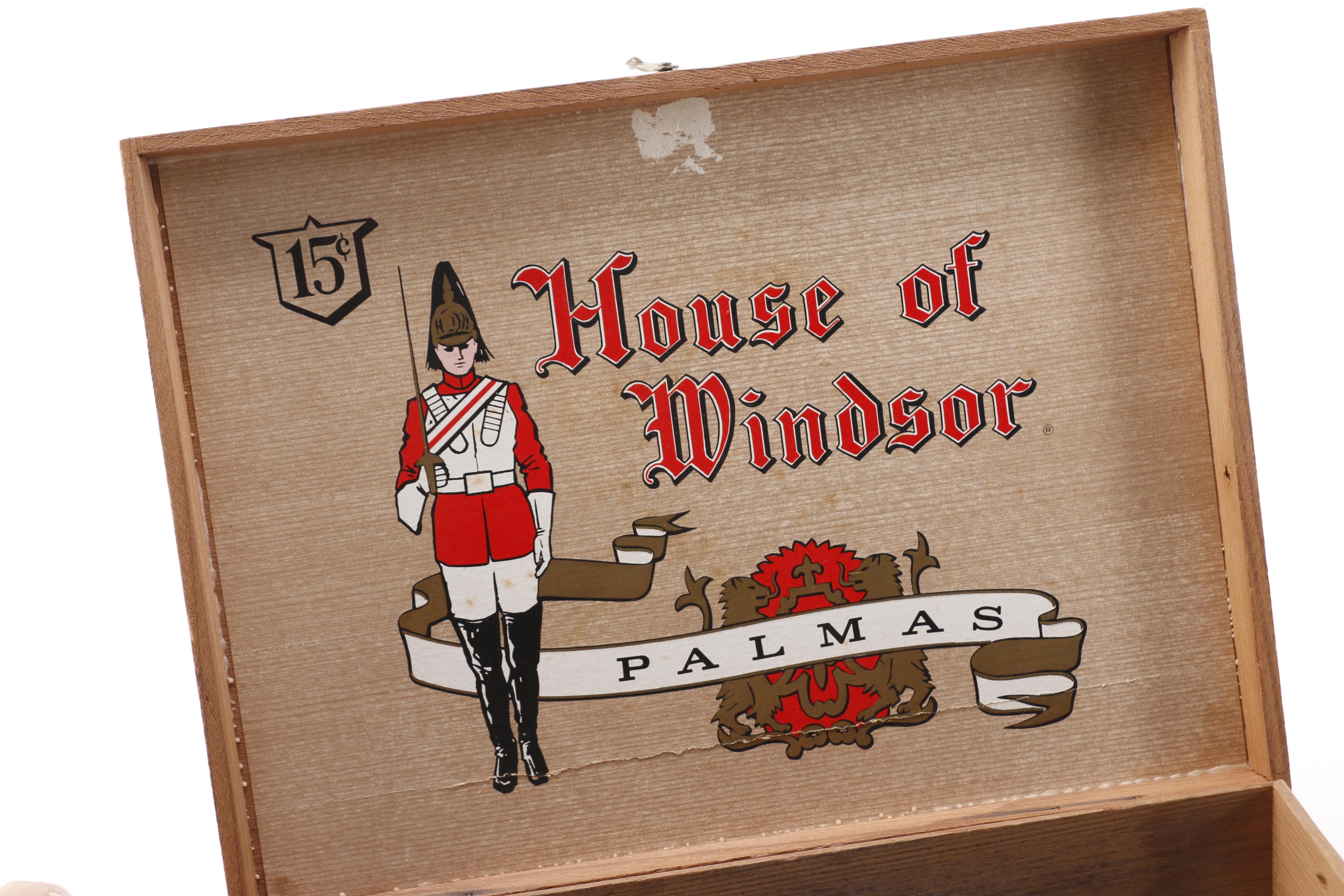 "House of Windsor" Cigar Box and Postcard Collection