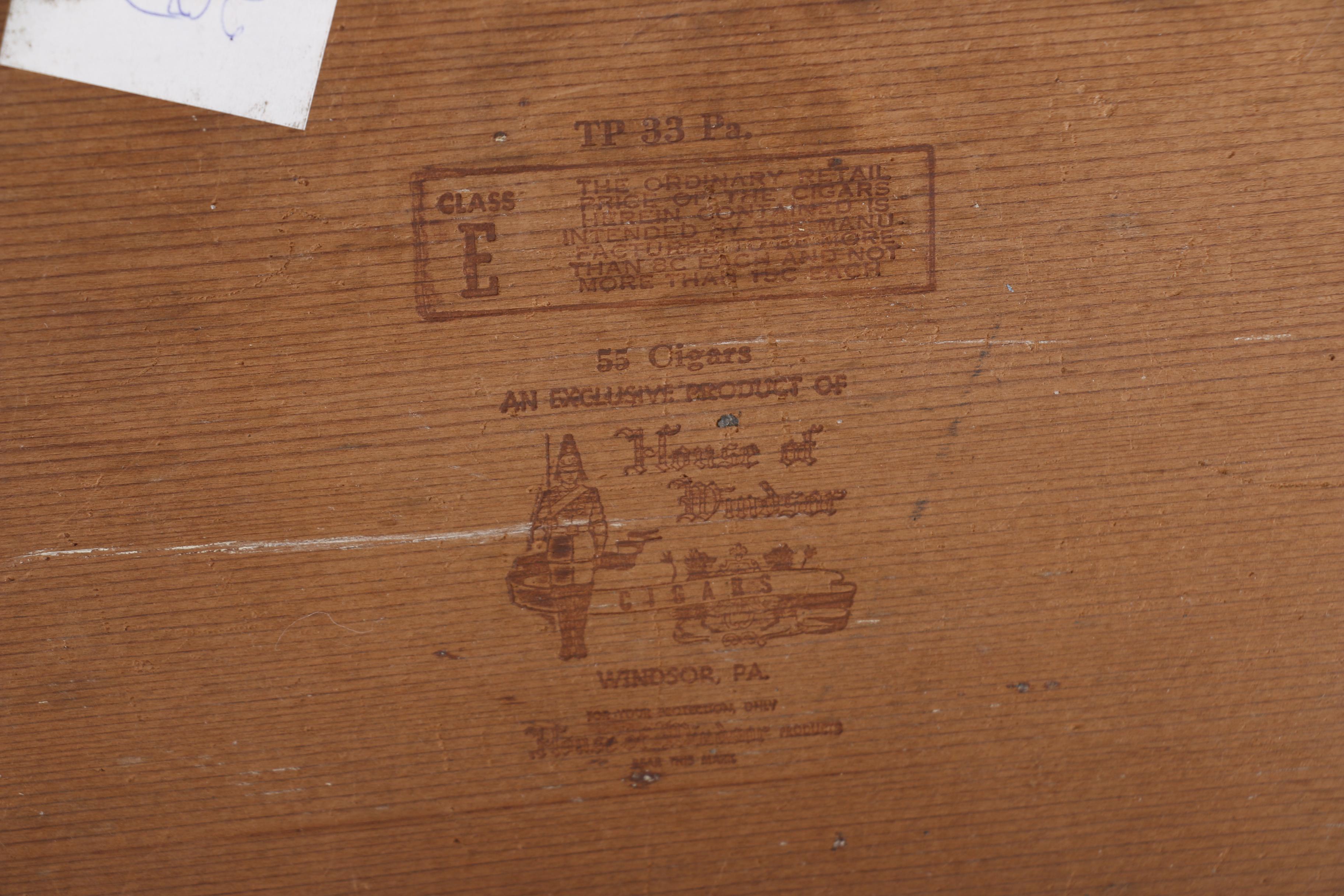 "House of Windsor" Cigar Box and Postcard Collection