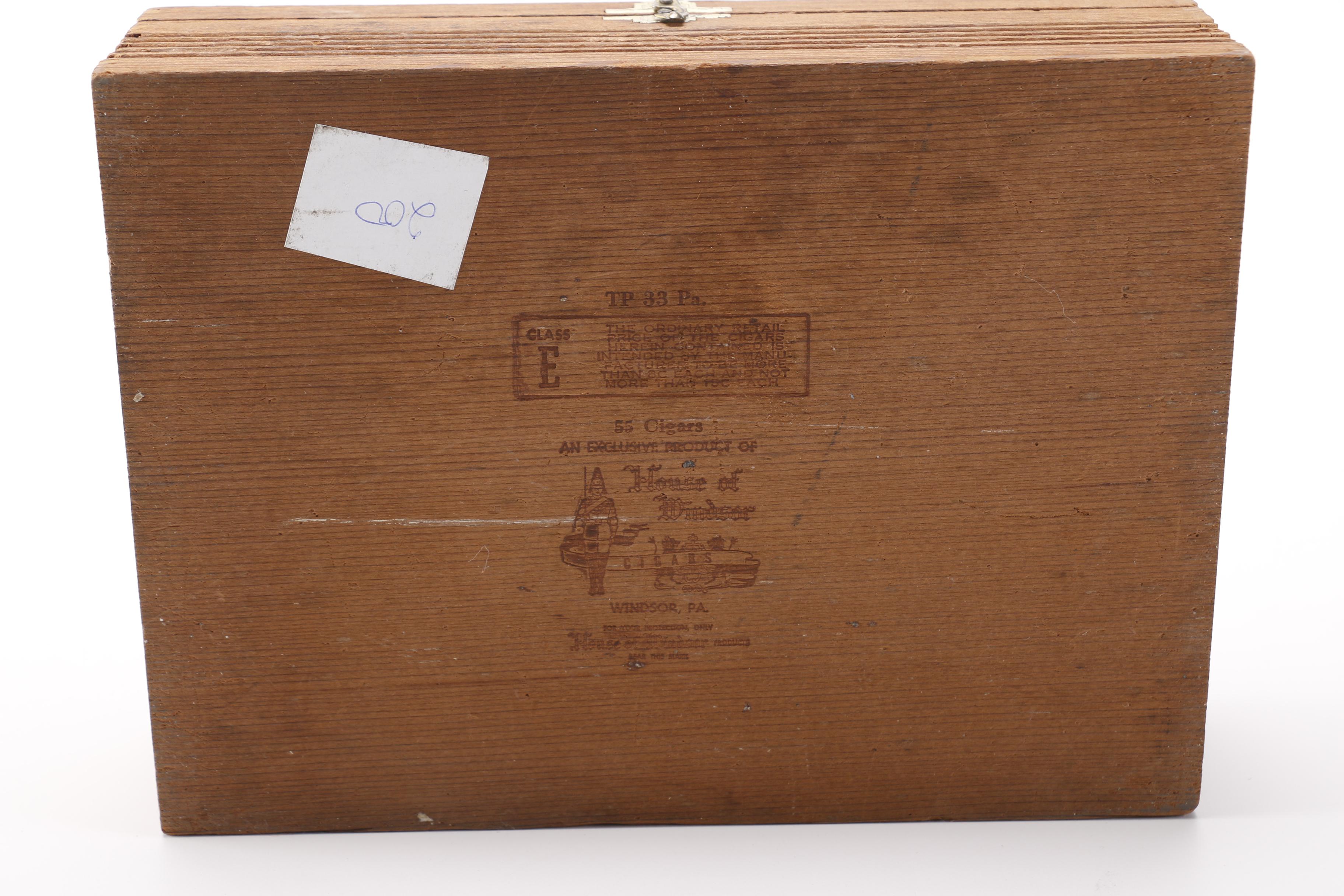 "House of Windsor" Cigar Box and Postcard Collection