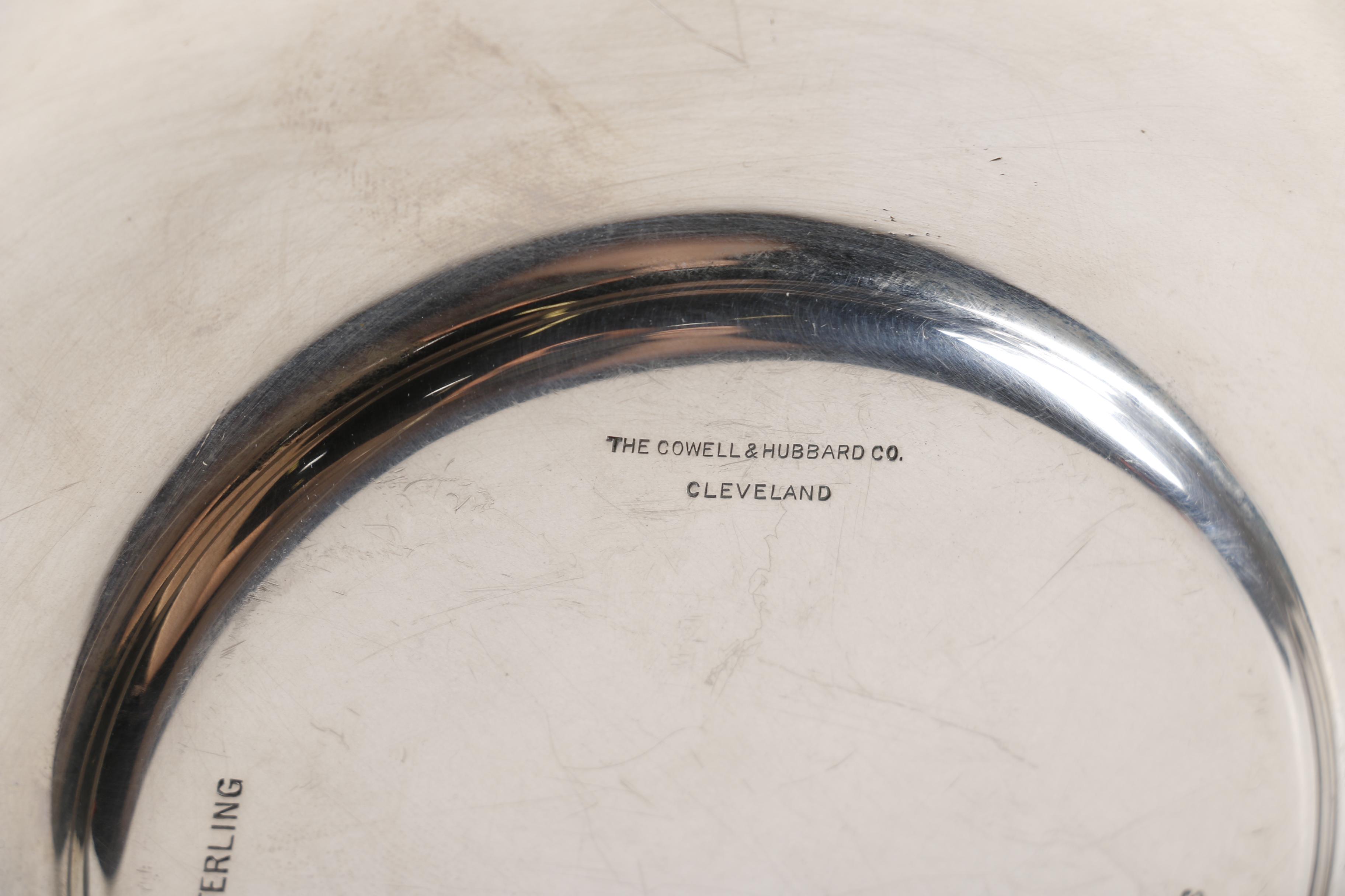 Cowell & Hubbard Co. Sterling Silver Centerpiece Bowl With Brass Insert