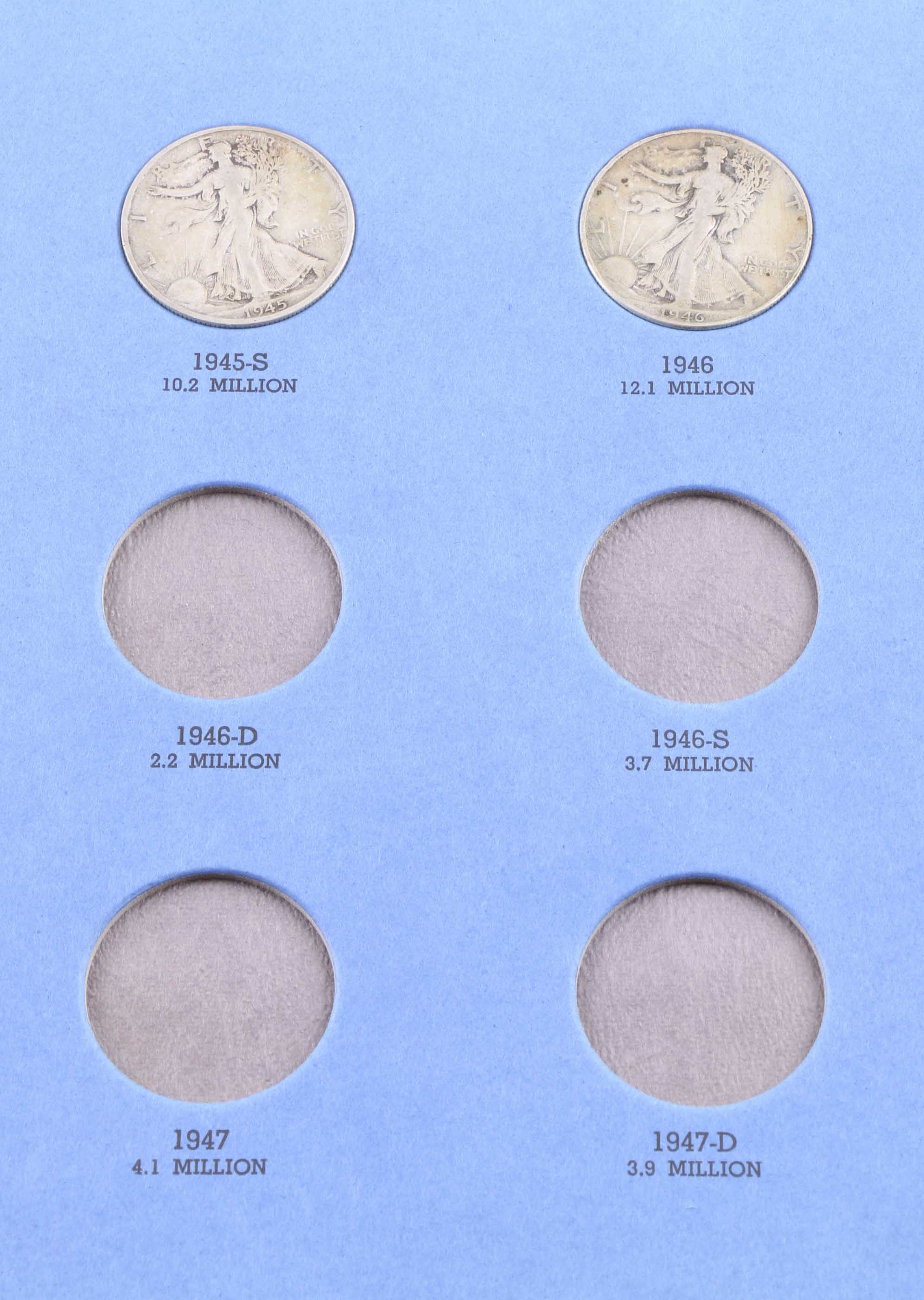 Whitman Binder of Walking Liberty Silver Half Dollars