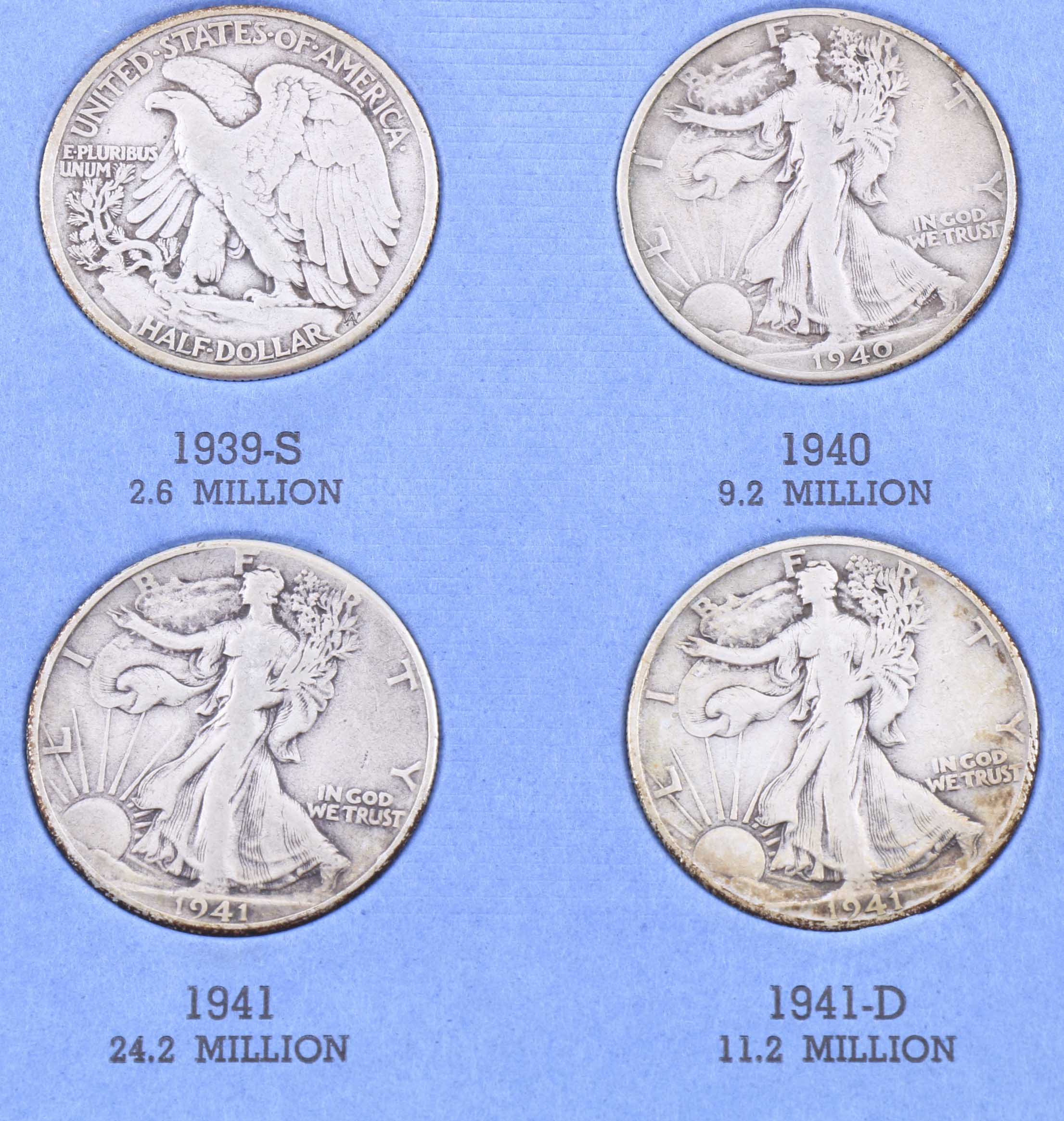 Whitman Binder of Walking Liberty Silver Half Dollars