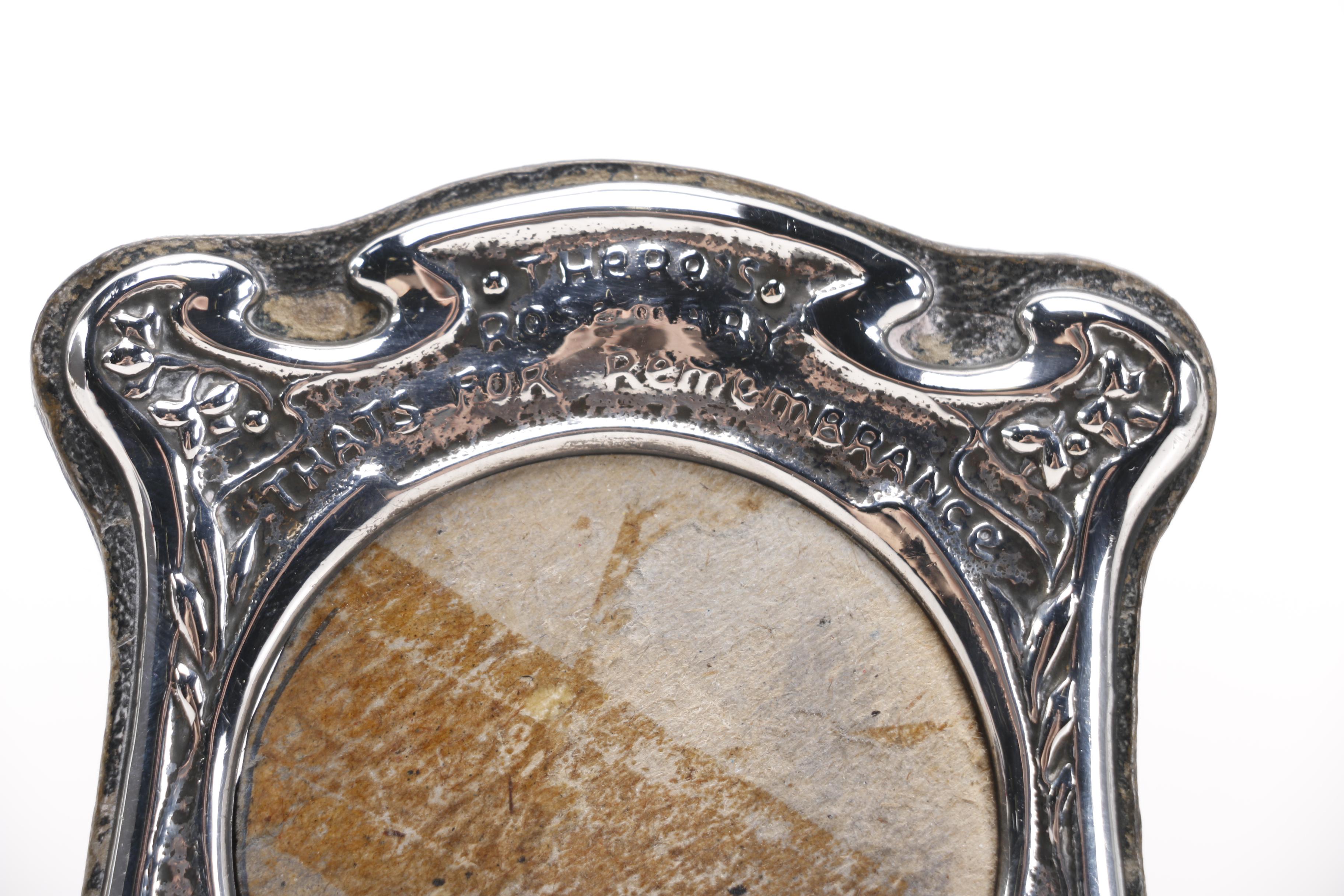 1908 Gourdel Vales & Co. Sterling Silver Frame