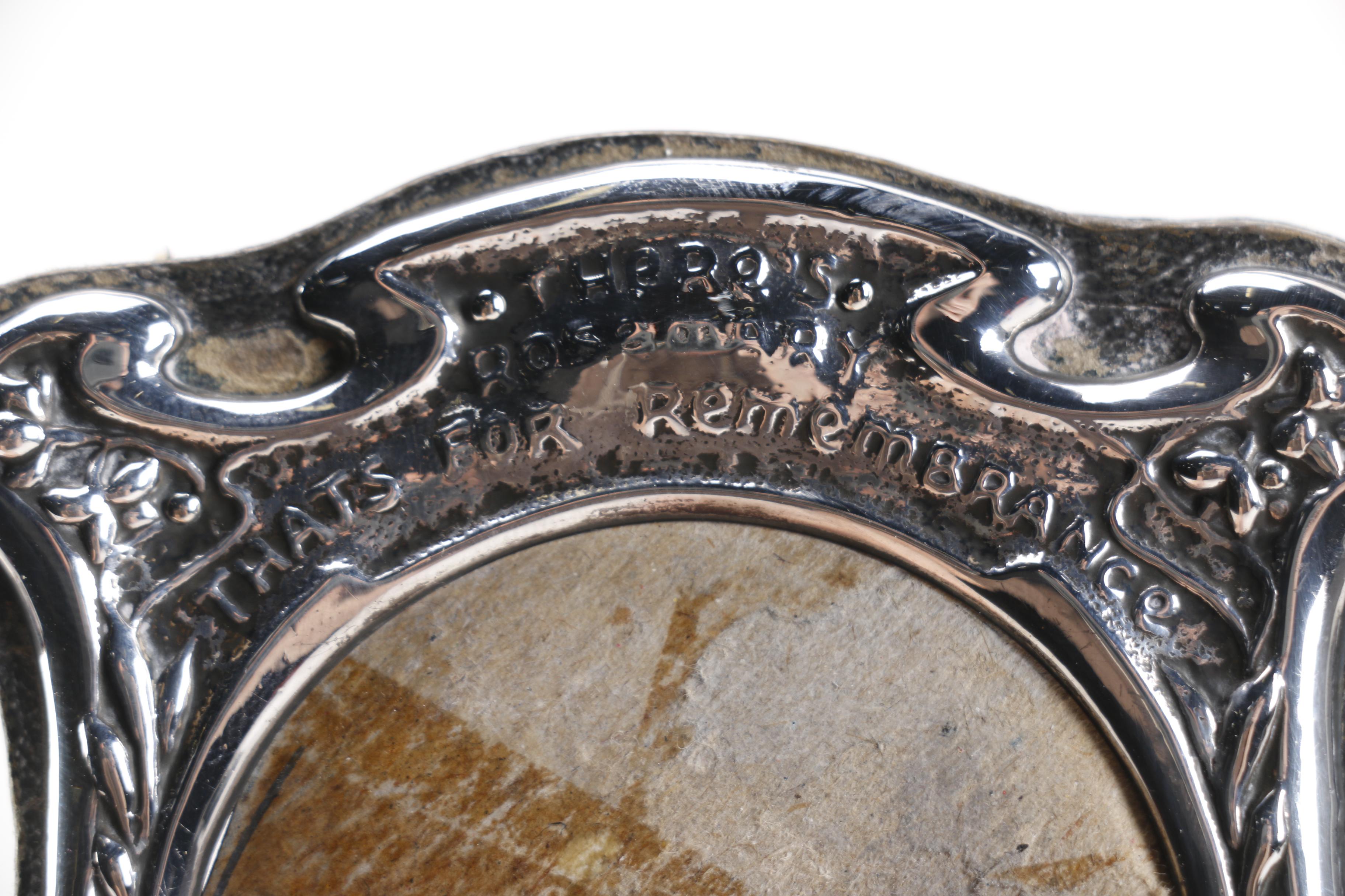 1908 Gourdel Vales & Co. Sterling Silver Frame