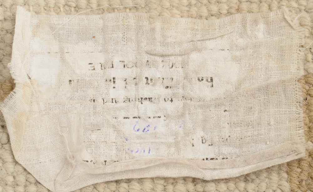 White Floral Area Rug