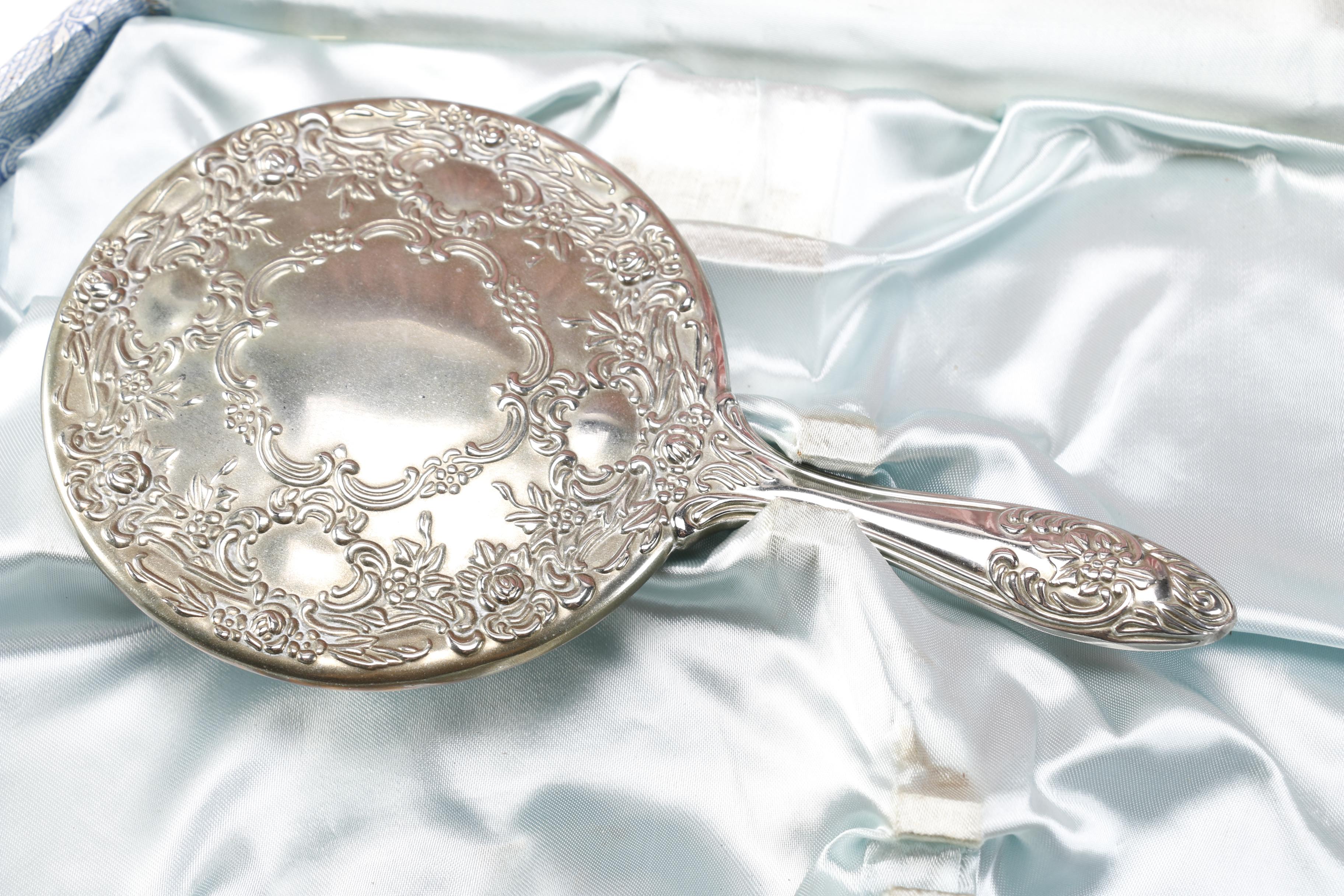 Silver Plate Dresser Set