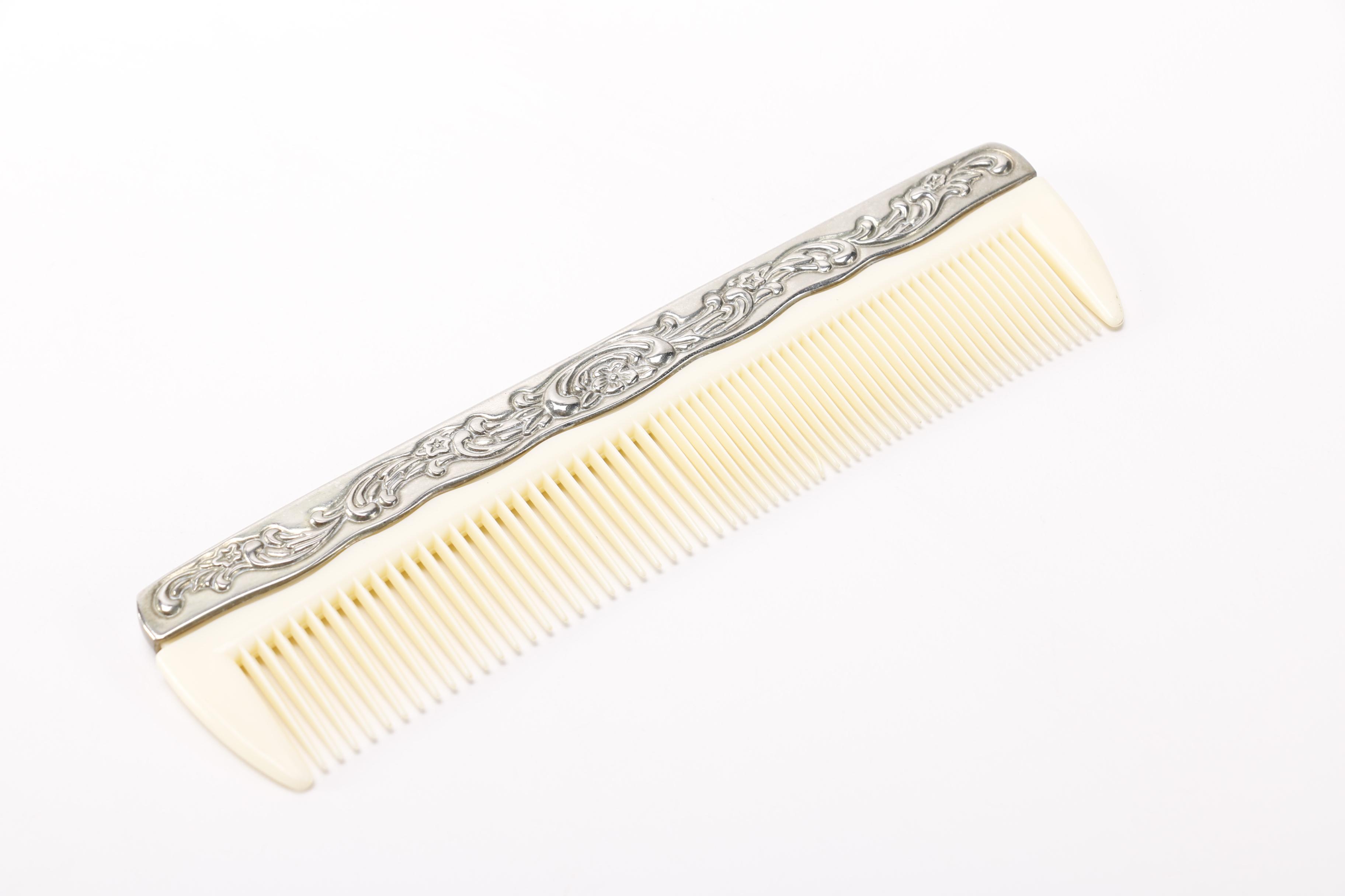 Silver Plate Dresser Set