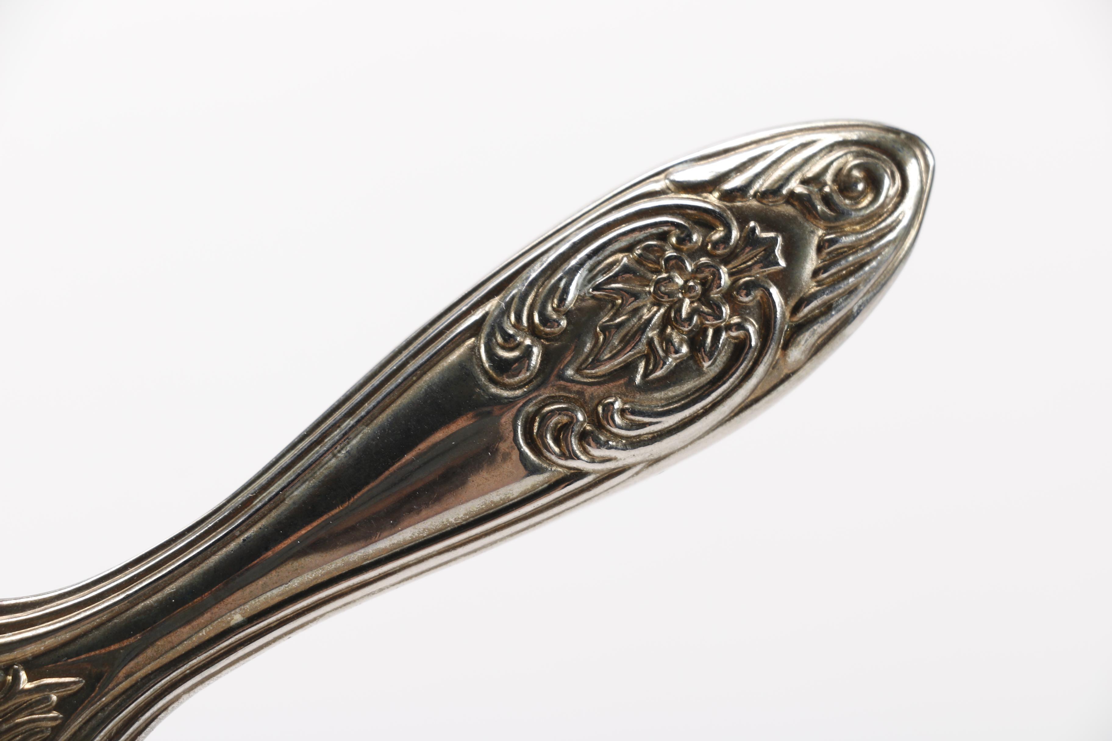 Silver Plate Dresser Set