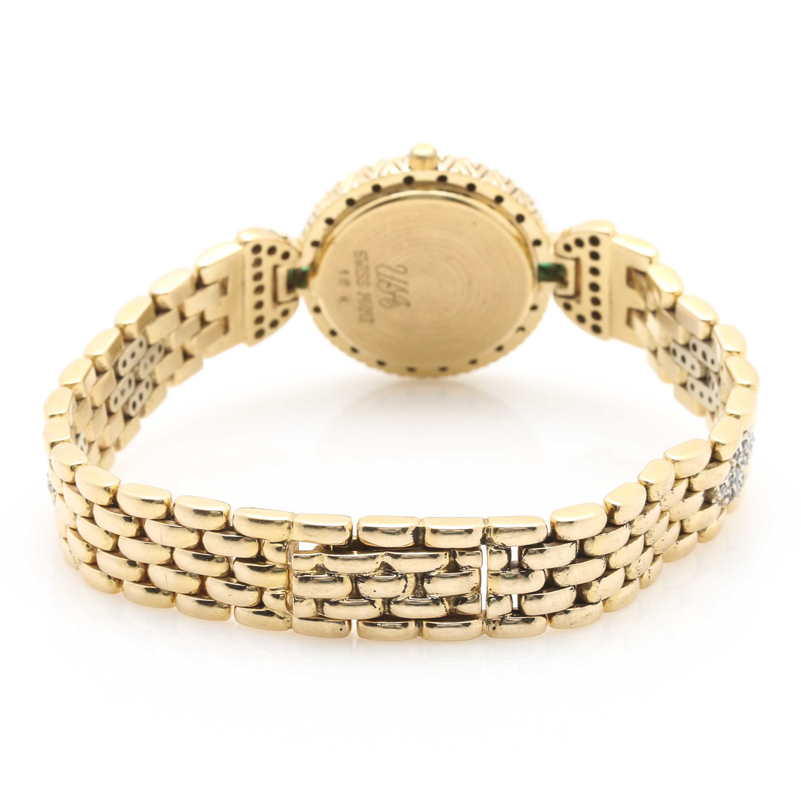 Geneve 18K Yellow Gold and 1.46 CTW Diamond Watch