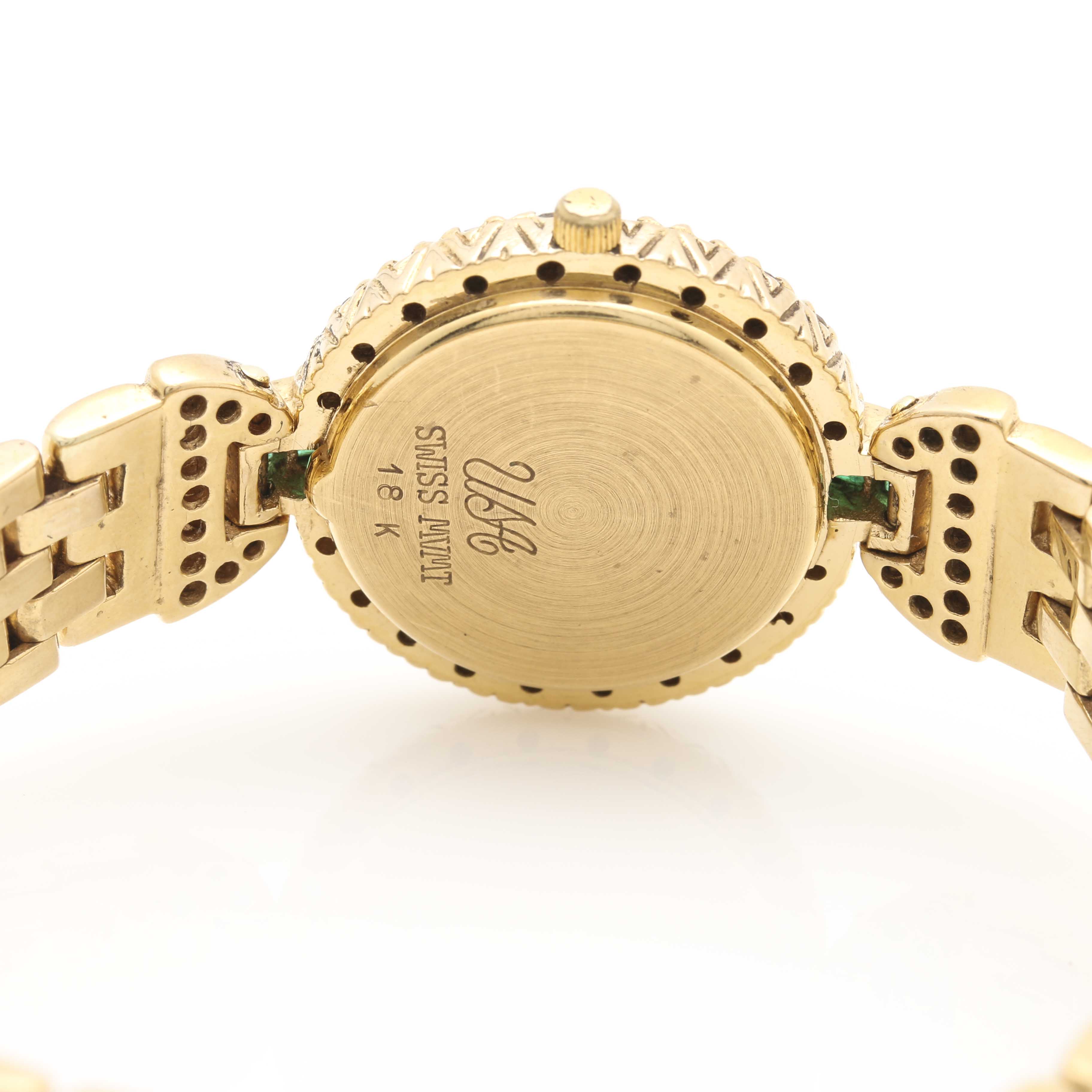 Geneve 18K Yellow Gold and 1.46 CTW Diamond Watch