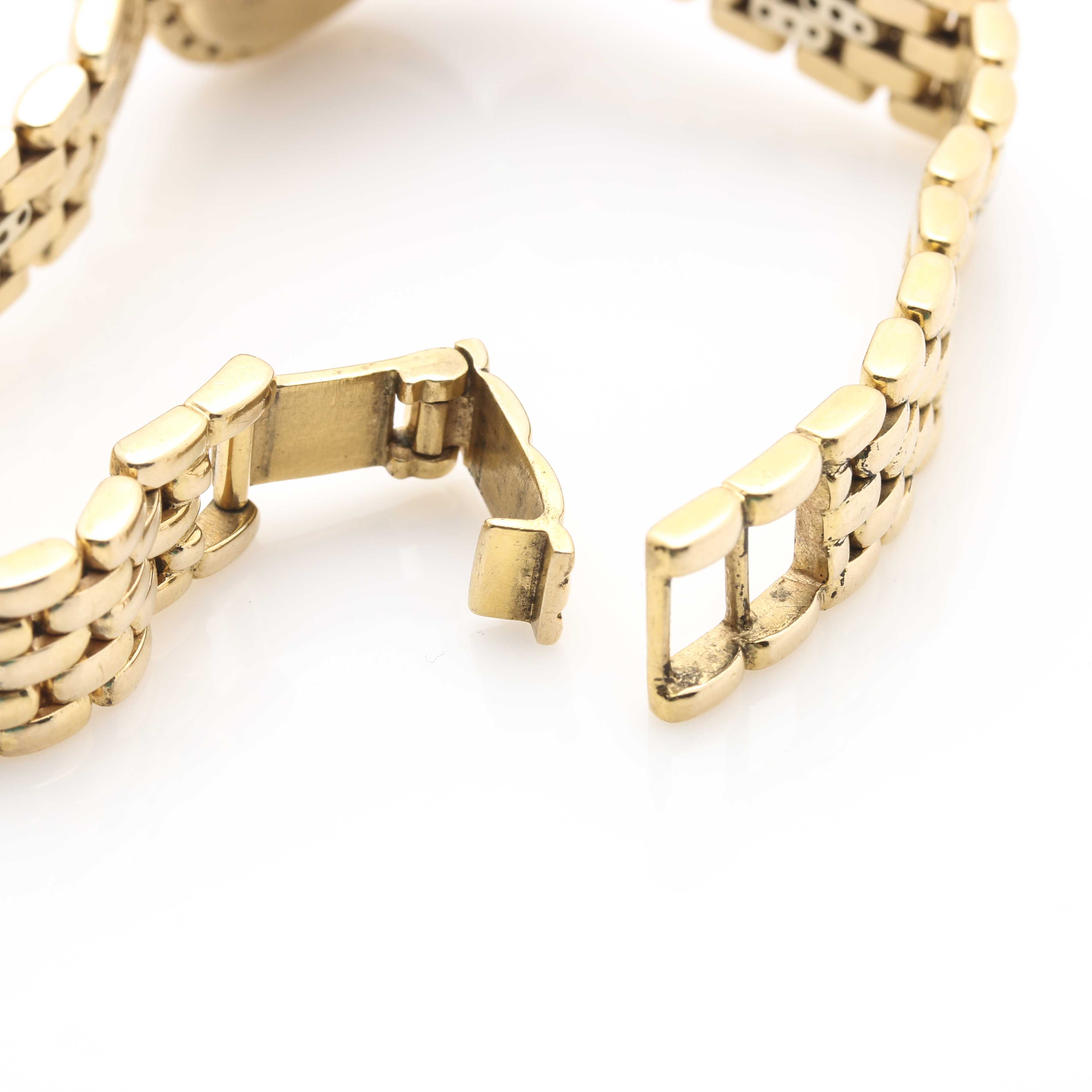 Geneve 18K Yellow Gold and 1.46 CTW Diamond Watch