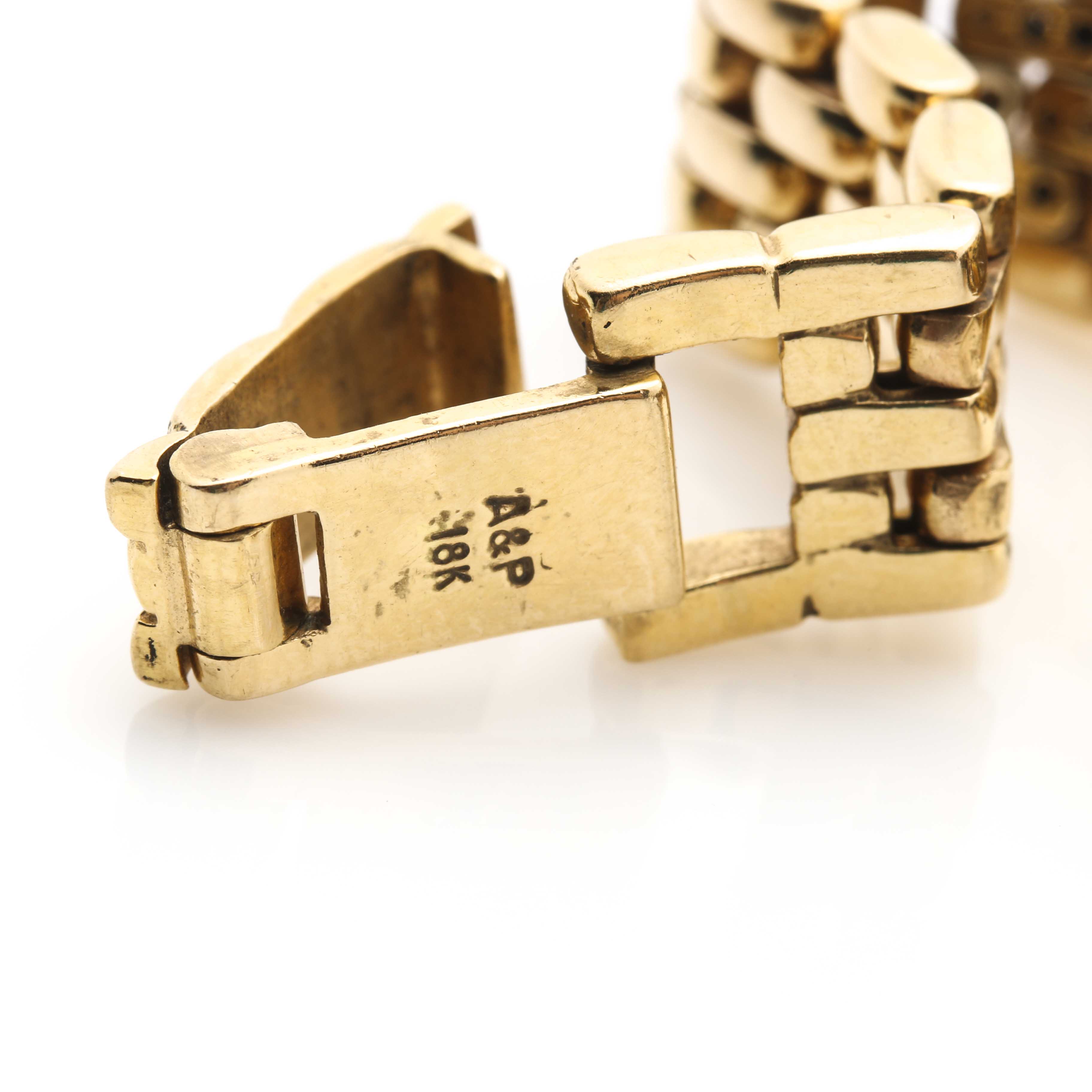 Geneve 18K Yellow Gold and 1.46 CTW Diamond Watch