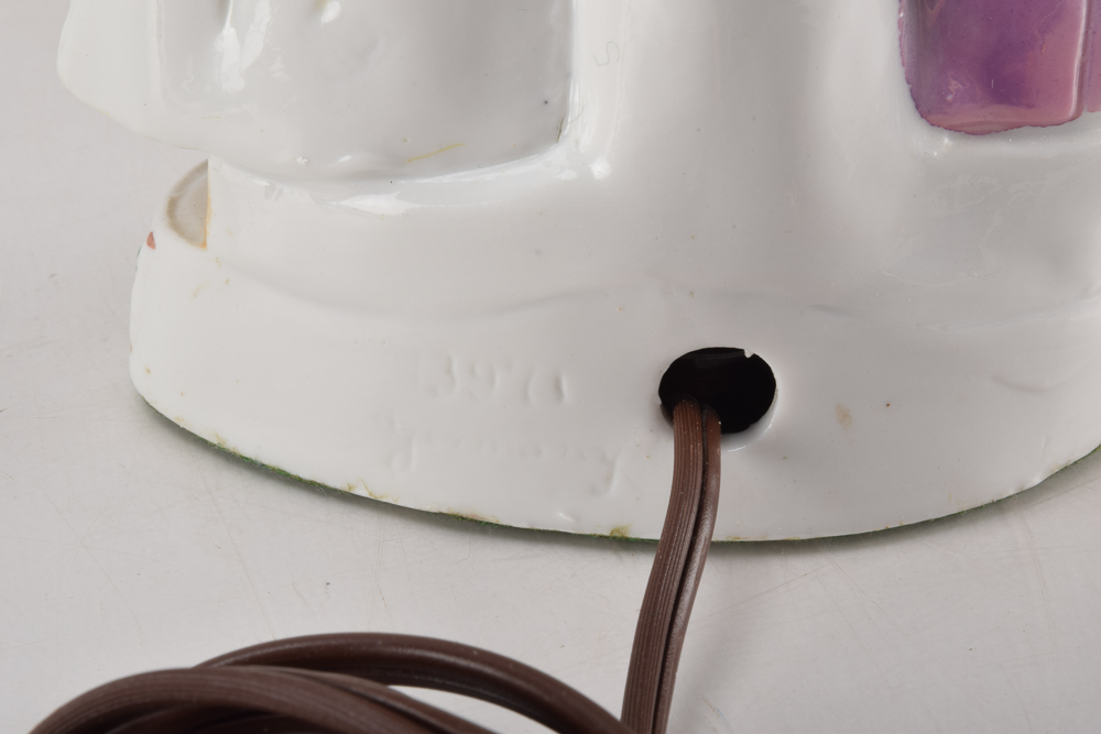 Vintage Rococo Revival Boudoir Lamps