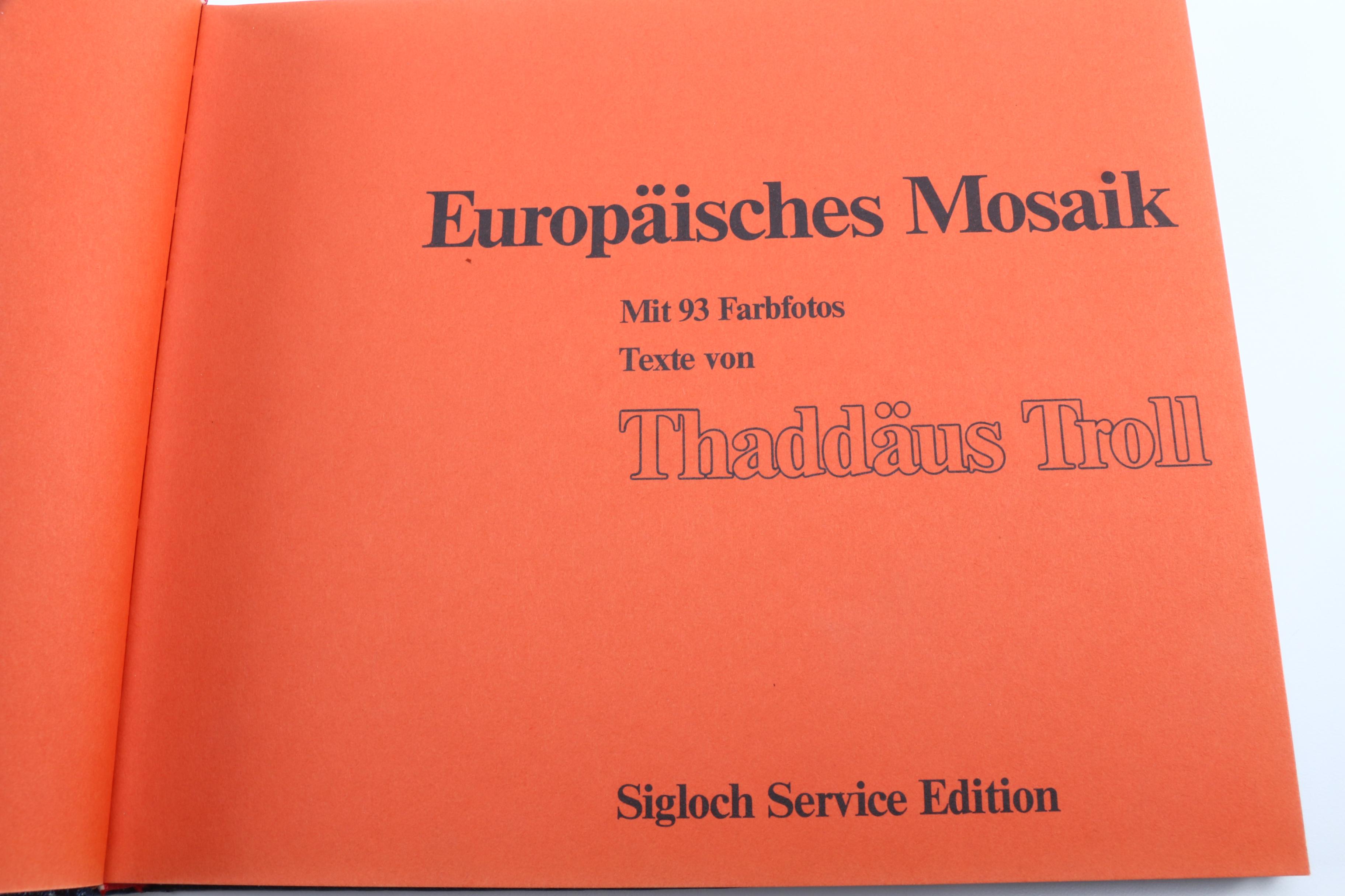 1976 "Europäisches Mosaik" by Thaddäus Troll