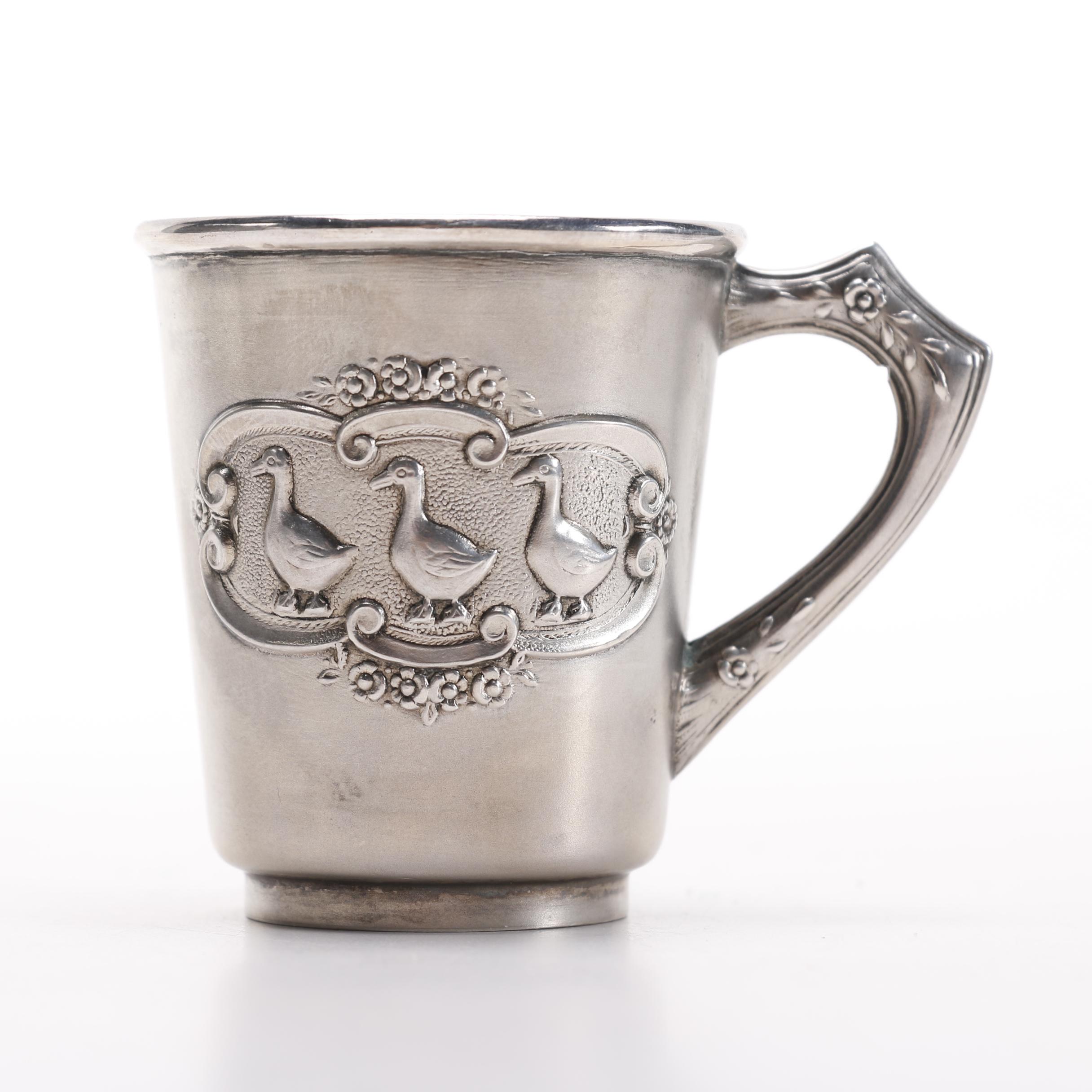 800 Silver Baby Cup