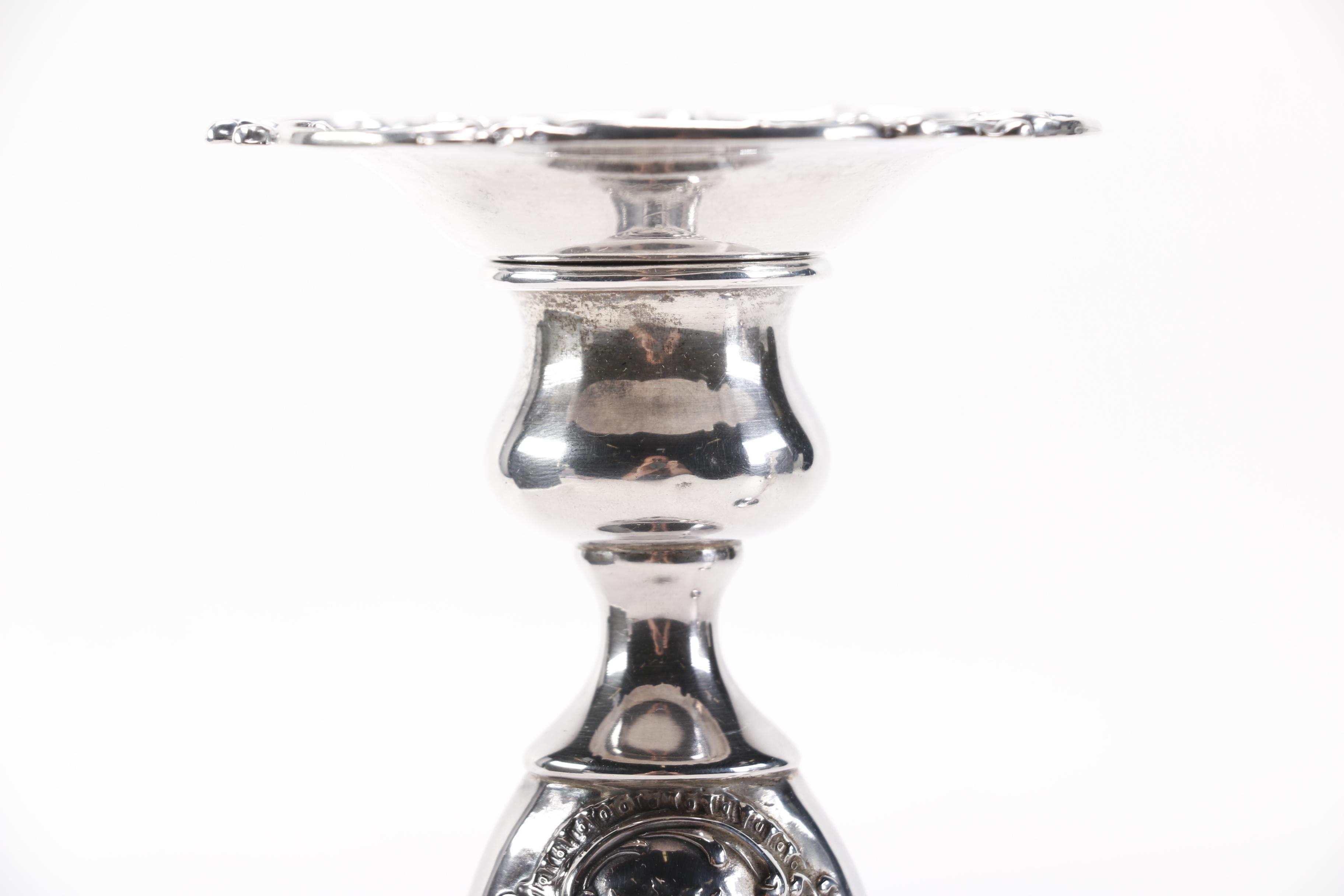 Mauser Manufacturing Co. Sterling Candlesticks