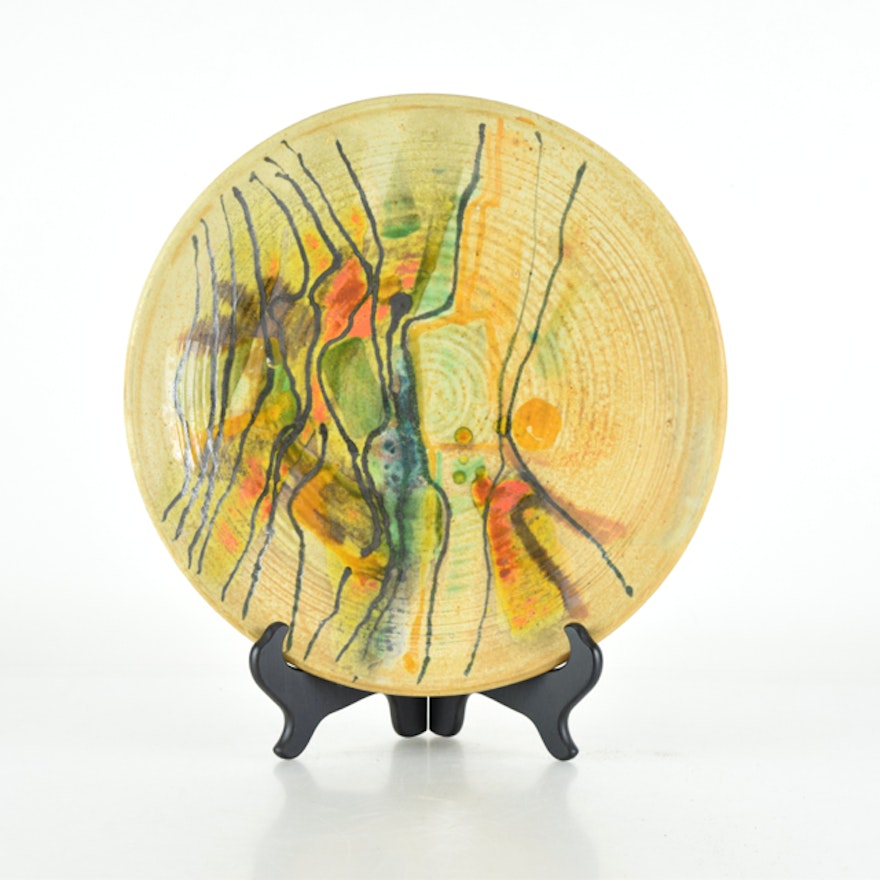 John Tuska Art Pottery Platter